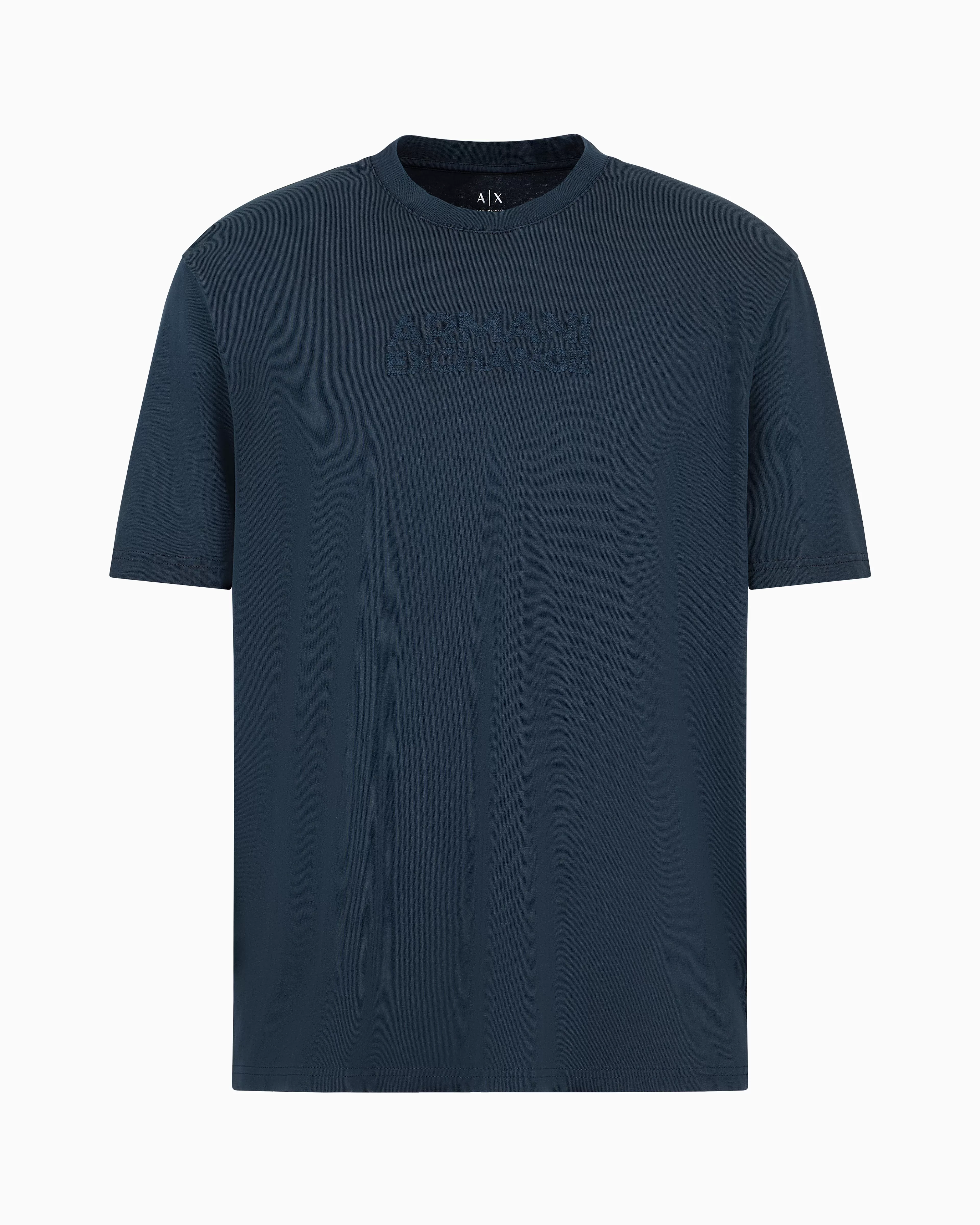 Armani Exchange ASV organic cotton regular fit T-shirt with embroidered logo* T-Shirts