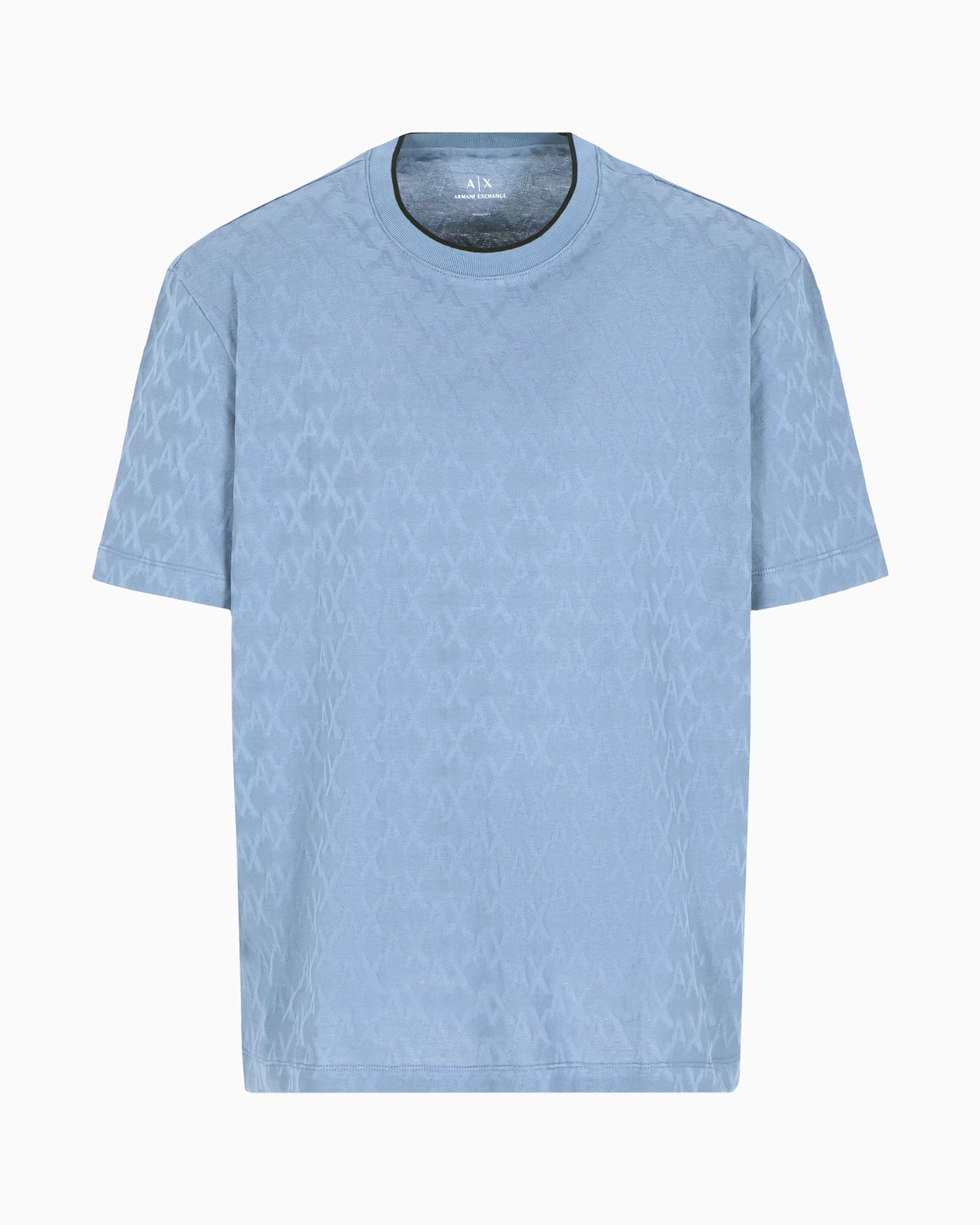 Armani Exchange ASV Regular Fit T-Shirt with Contrast Crew Neck* T-Shirts