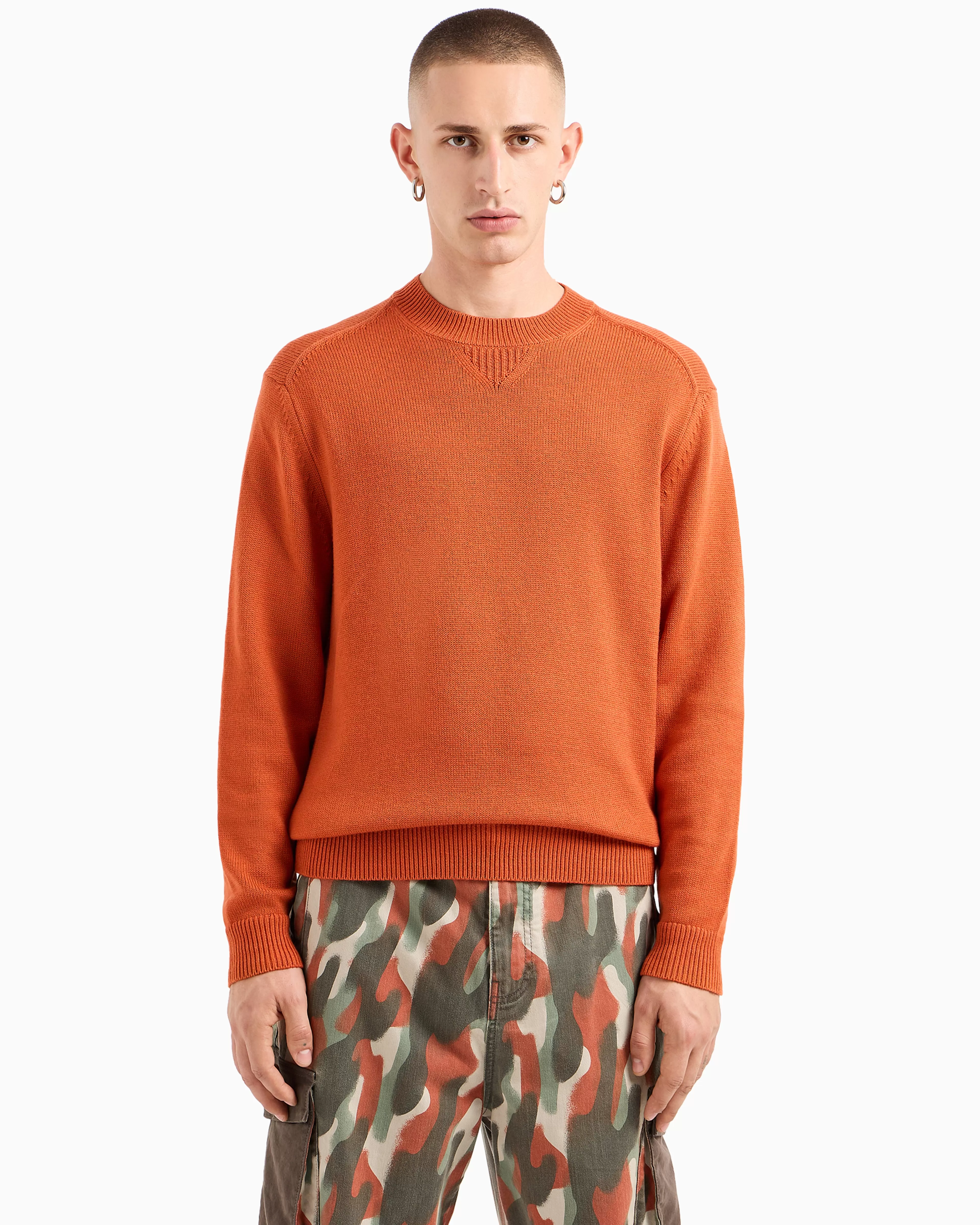 Armani Exchange ASV yarn crewneck sweater* Knitwear