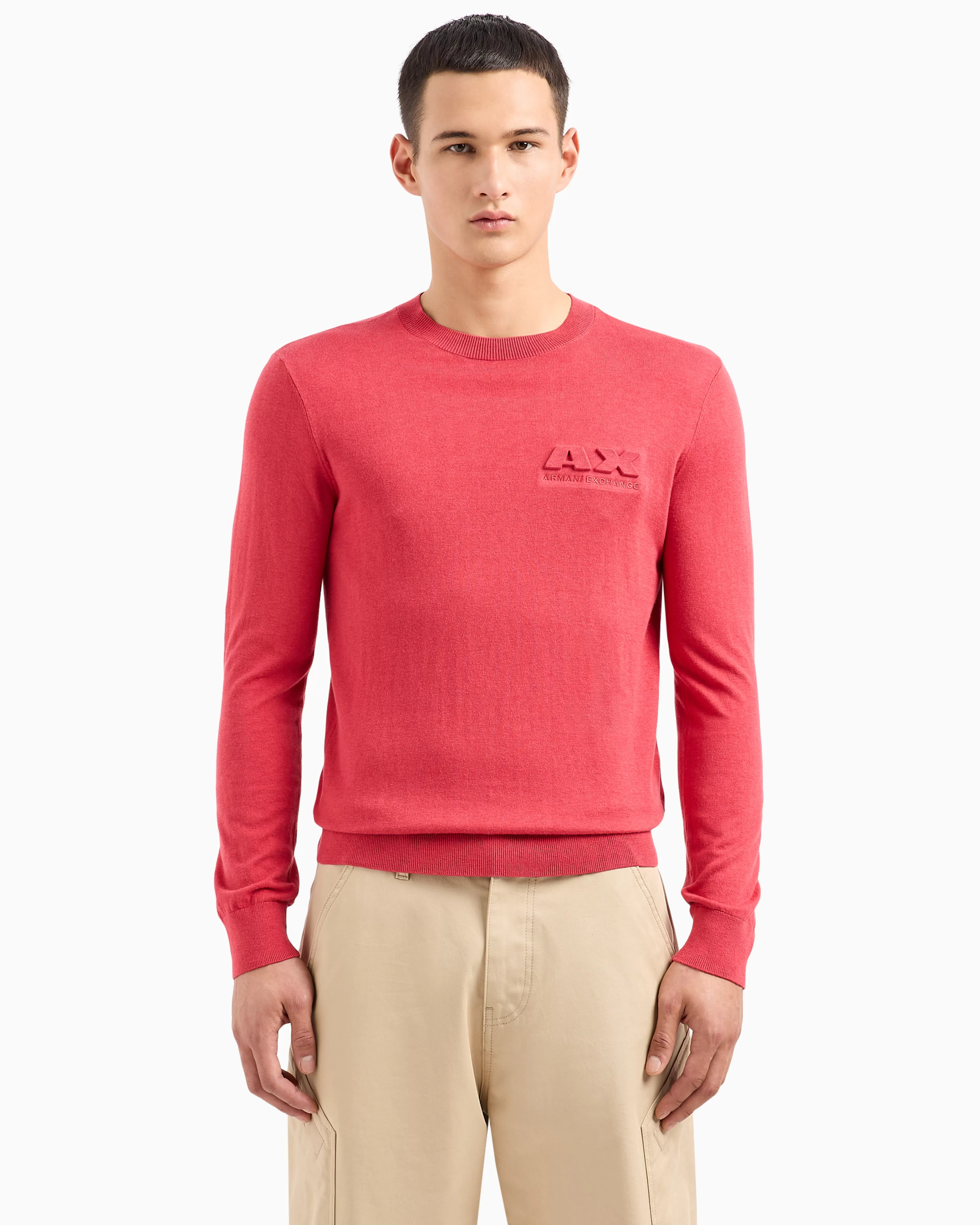 Armani Exchange Boucle crew neck sweater* Shirts And Tops