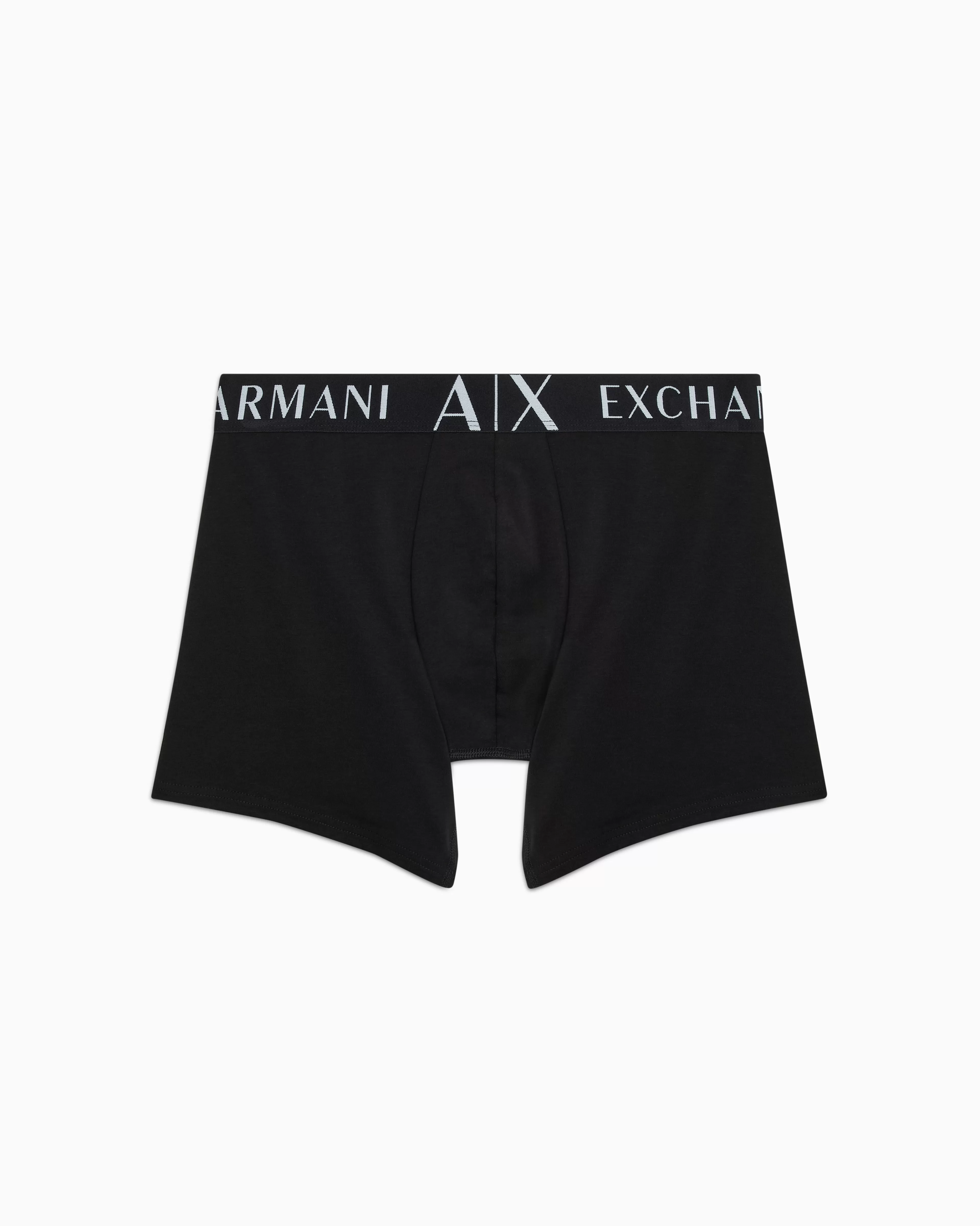 Armani Exchange Boxer shorts in stretch fabric with maxi logo* Essentials | Intimates And Loungewear