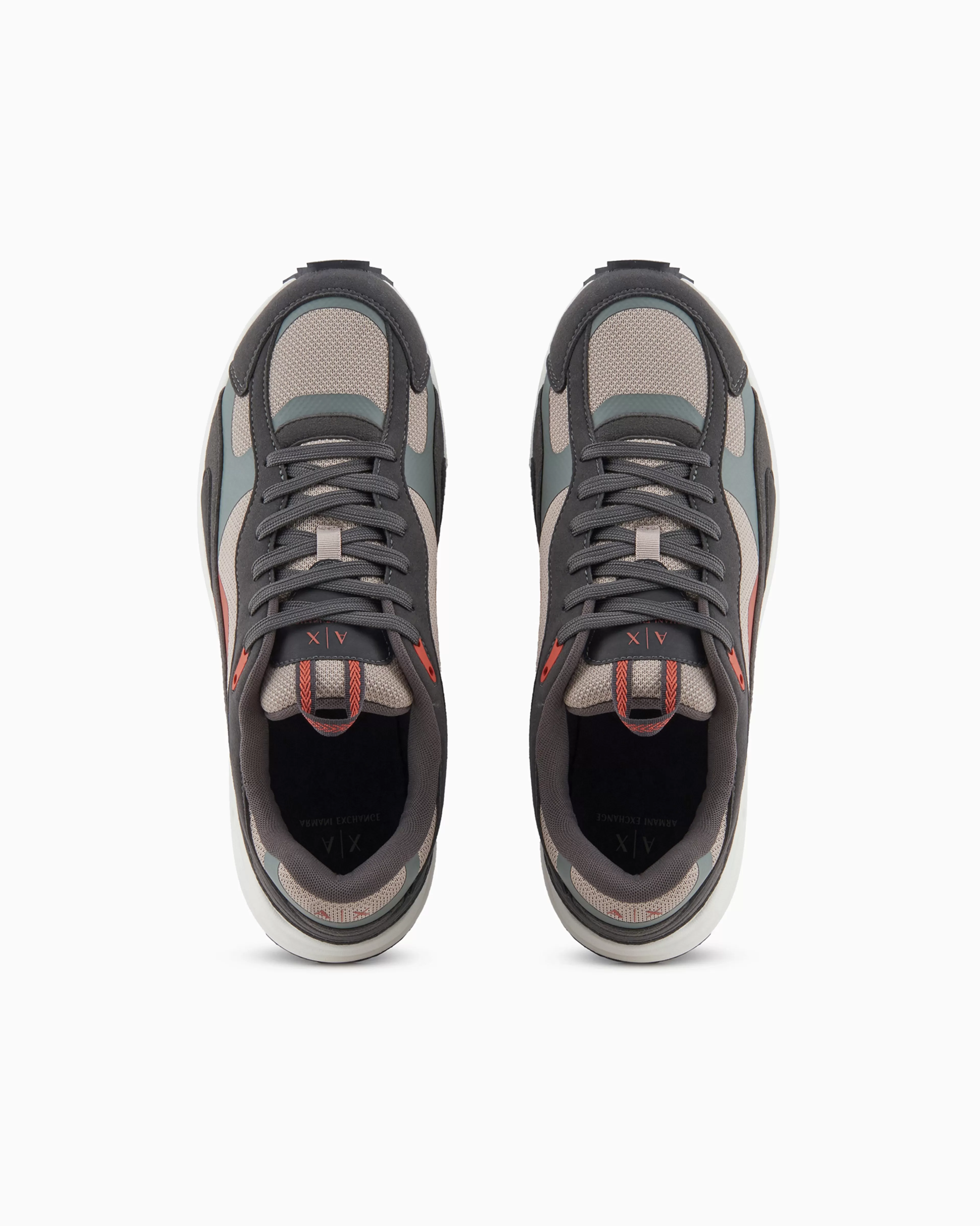 Armani Exchange Chunky sneakers with contrasting color inserts* Shoes