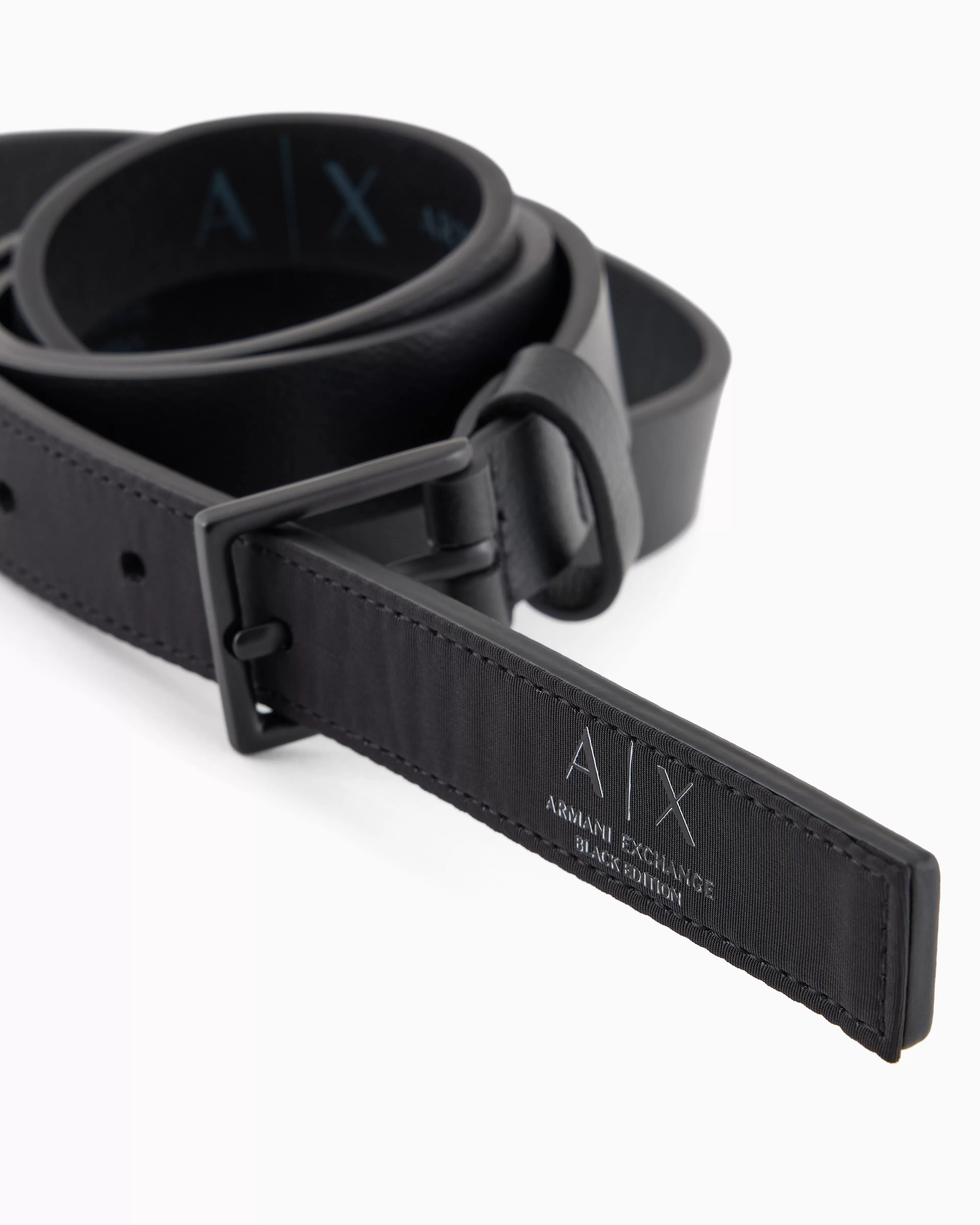 Armani Exchange Coated leather belt* Belts