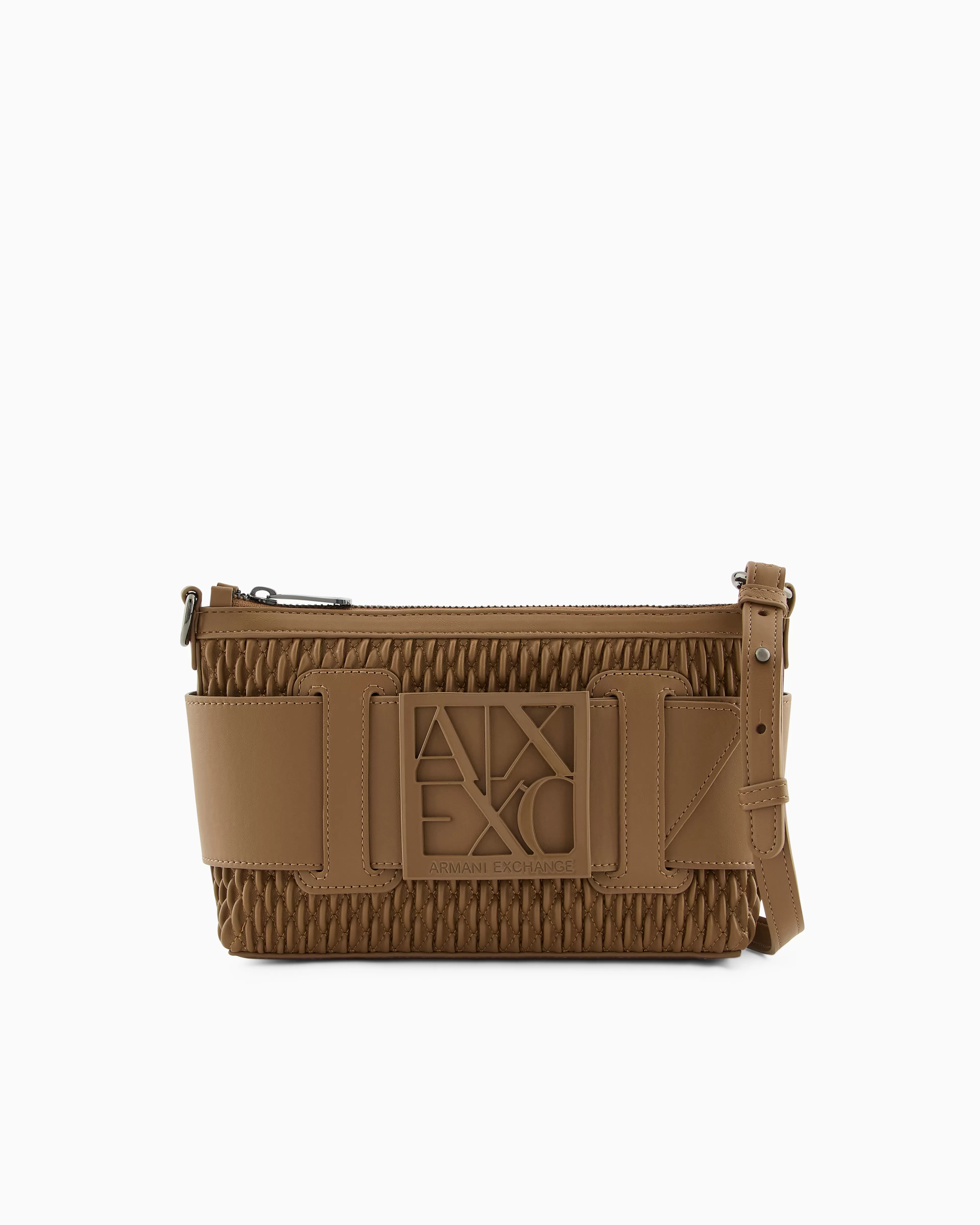 Armani Exchange Color block shoulder bag with maxi logo* Bags