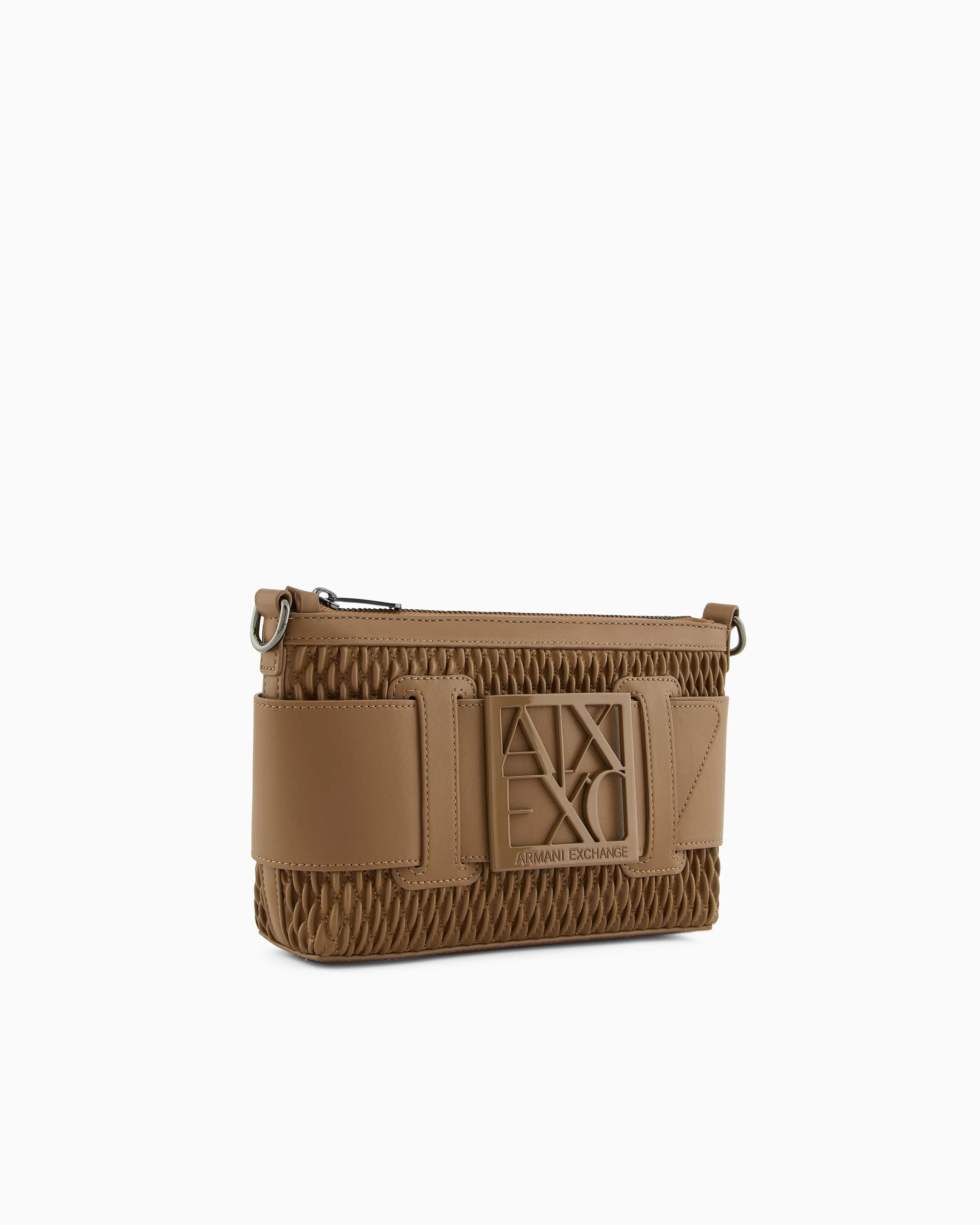 Armani Exchange Color block shoulder bag with maxi logo* Bags
