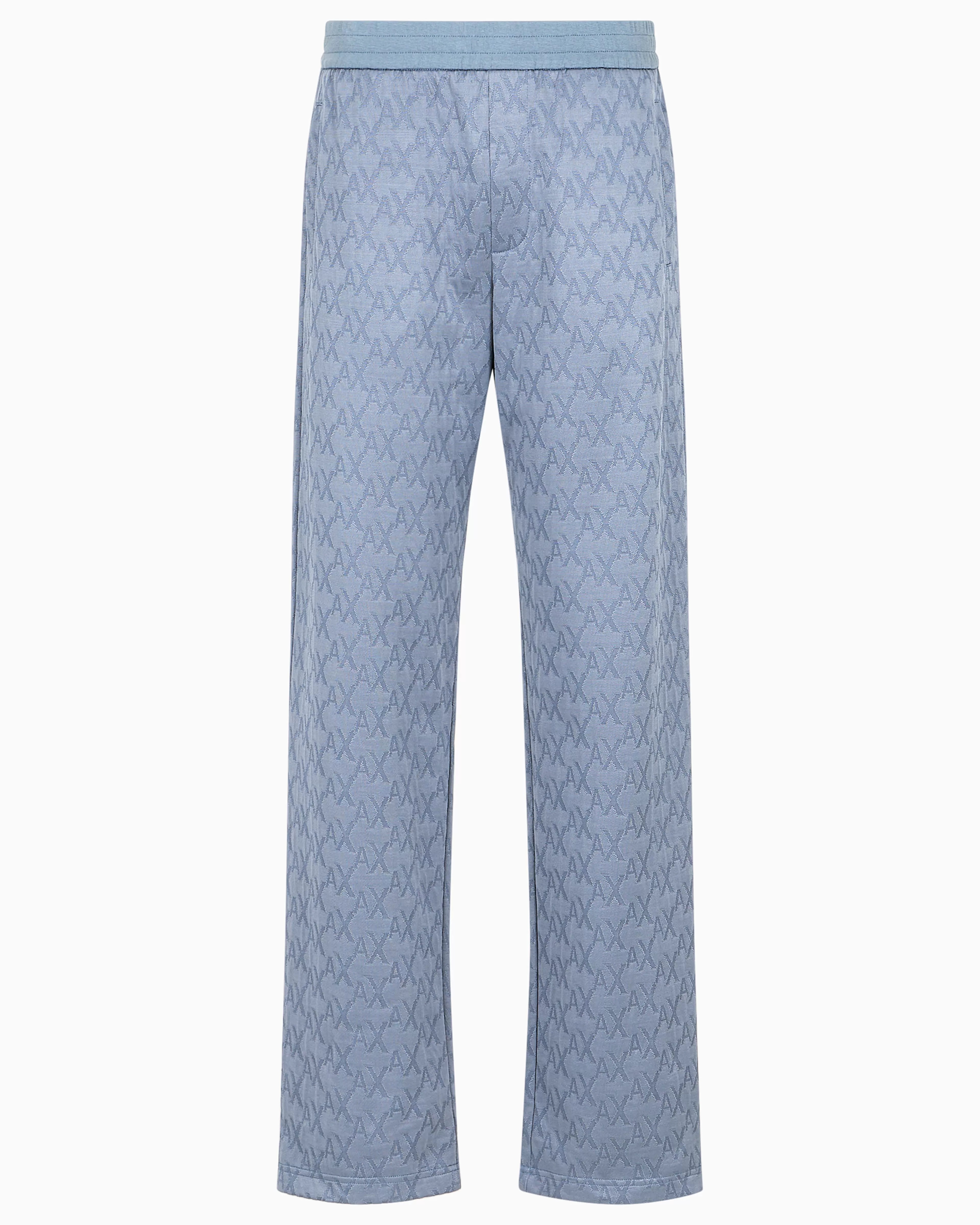 Armani Exchange Cotton Blend Satin Pleated Trousers* Matching Sets | Trousers And Shorts