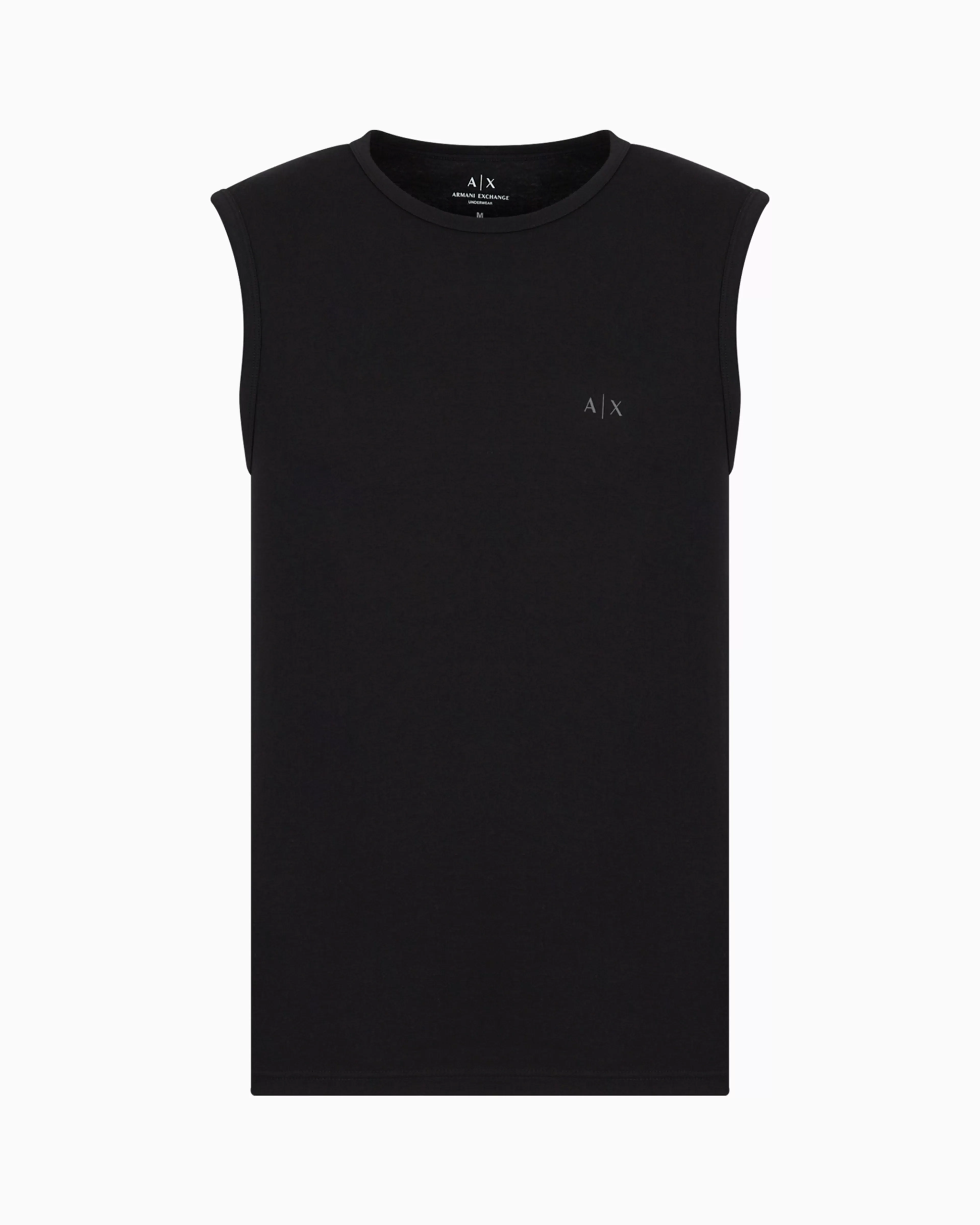 Armani Exchange Cotton jersey tank top with logo* Essentials | Intimates And Loungewear