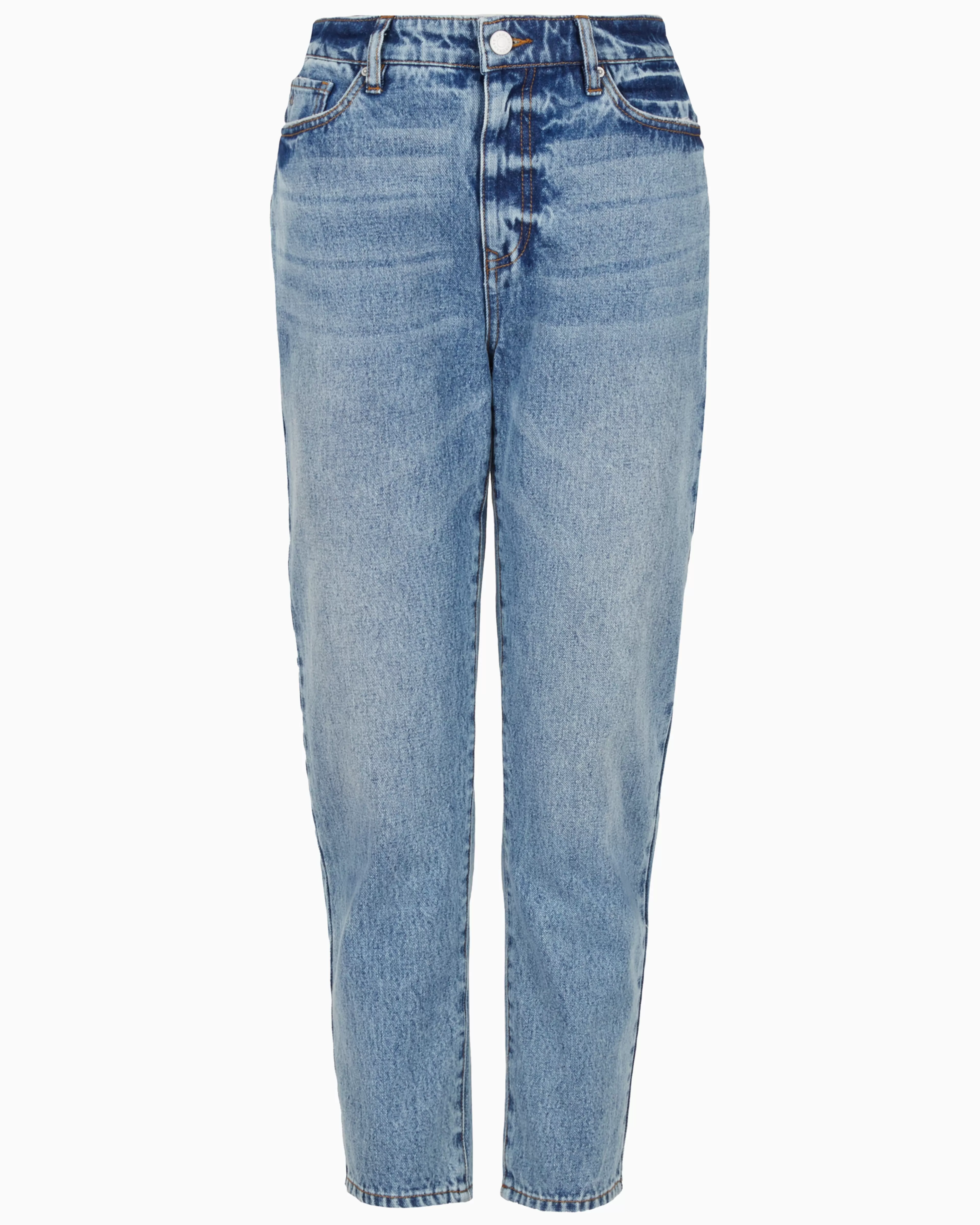 Armani Exchange Cropped boyfriend jeans in rigid denim* Bottoms