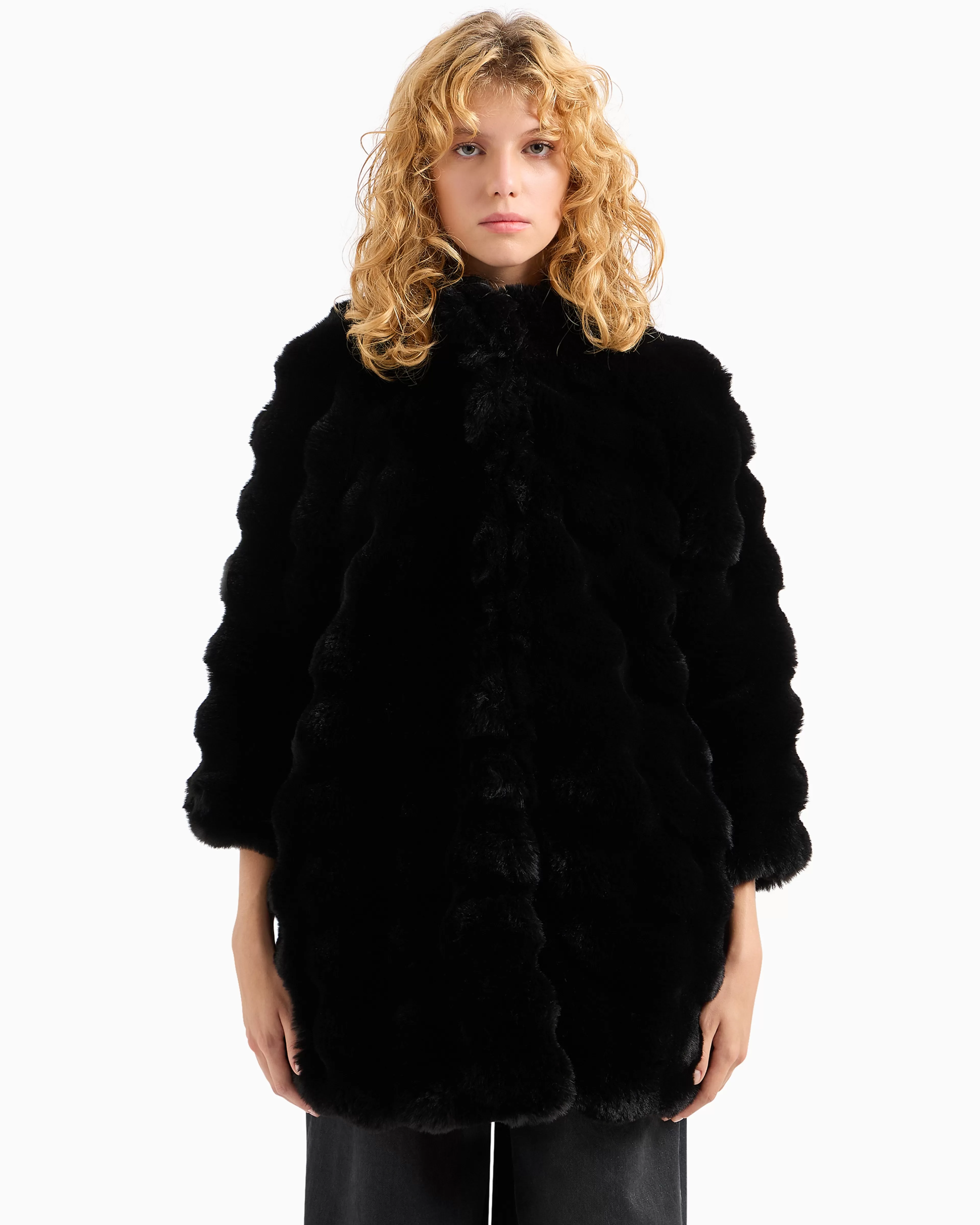 Armani Exchange Faux fur jacket with waves* Outerwear