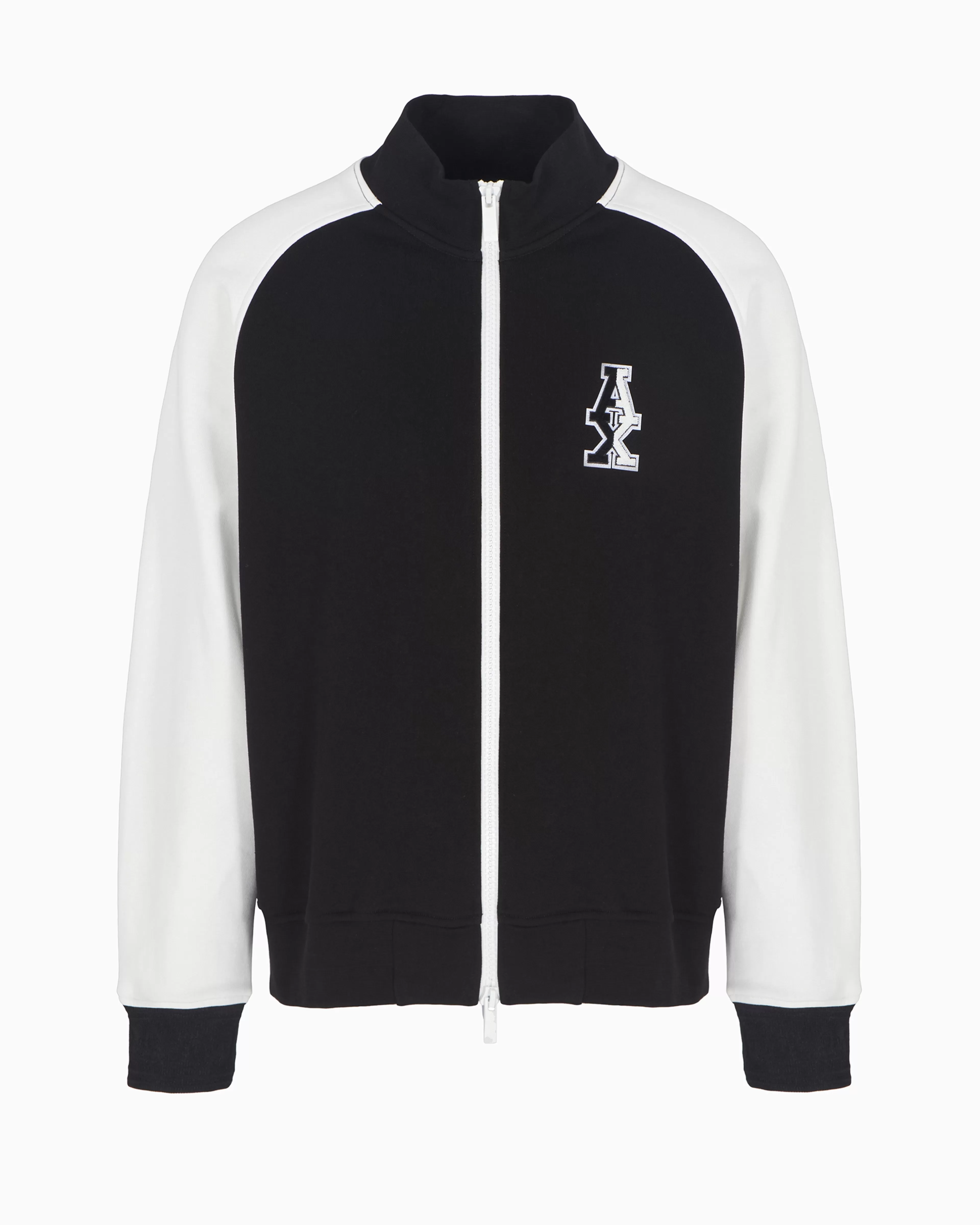 Armani Exchange Full zip sweatshirt with logo in French terry ASV* Matching Sets | Sweatshirts