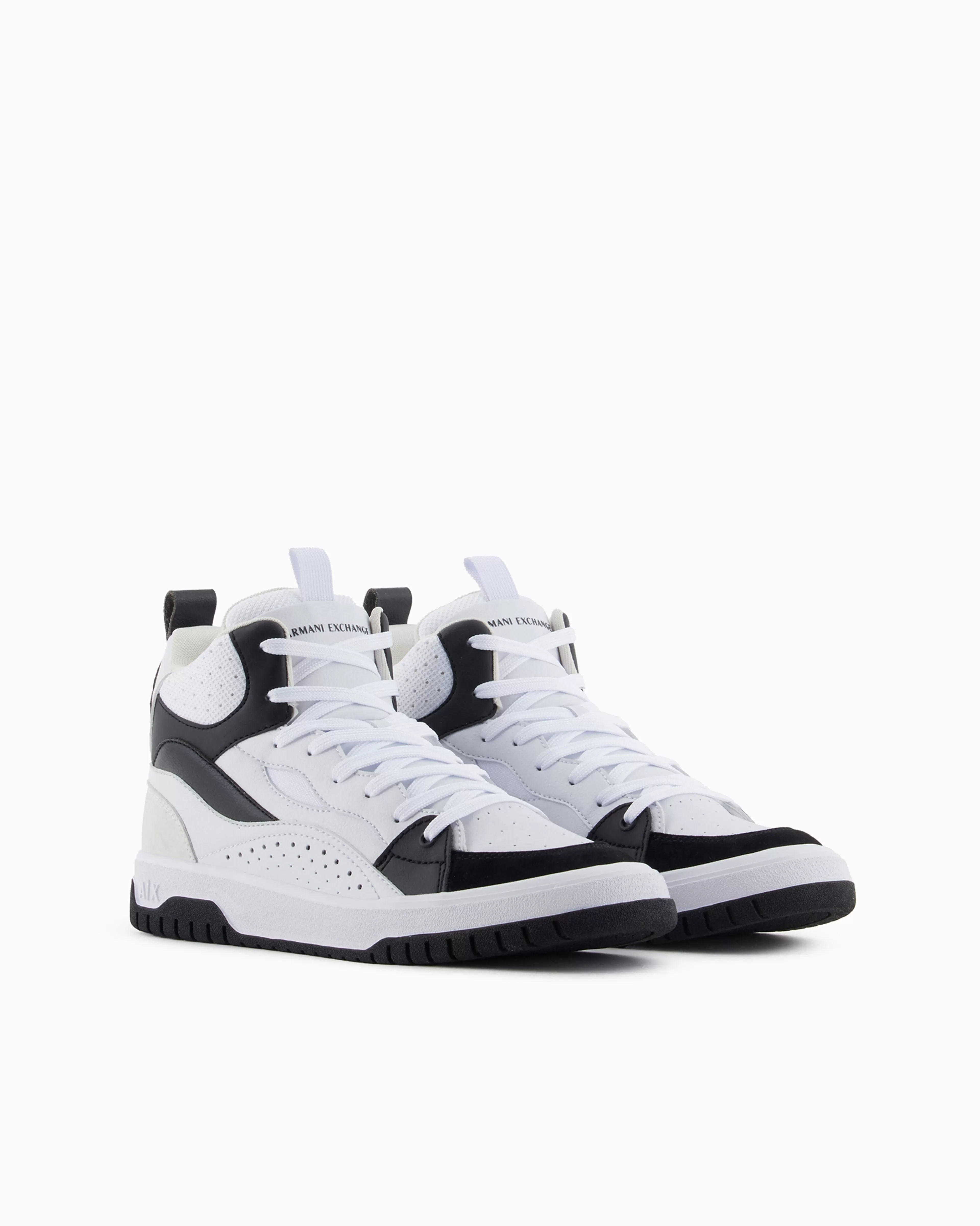 Armani Exchange High sneakers with contrasting color inserts* Shoes