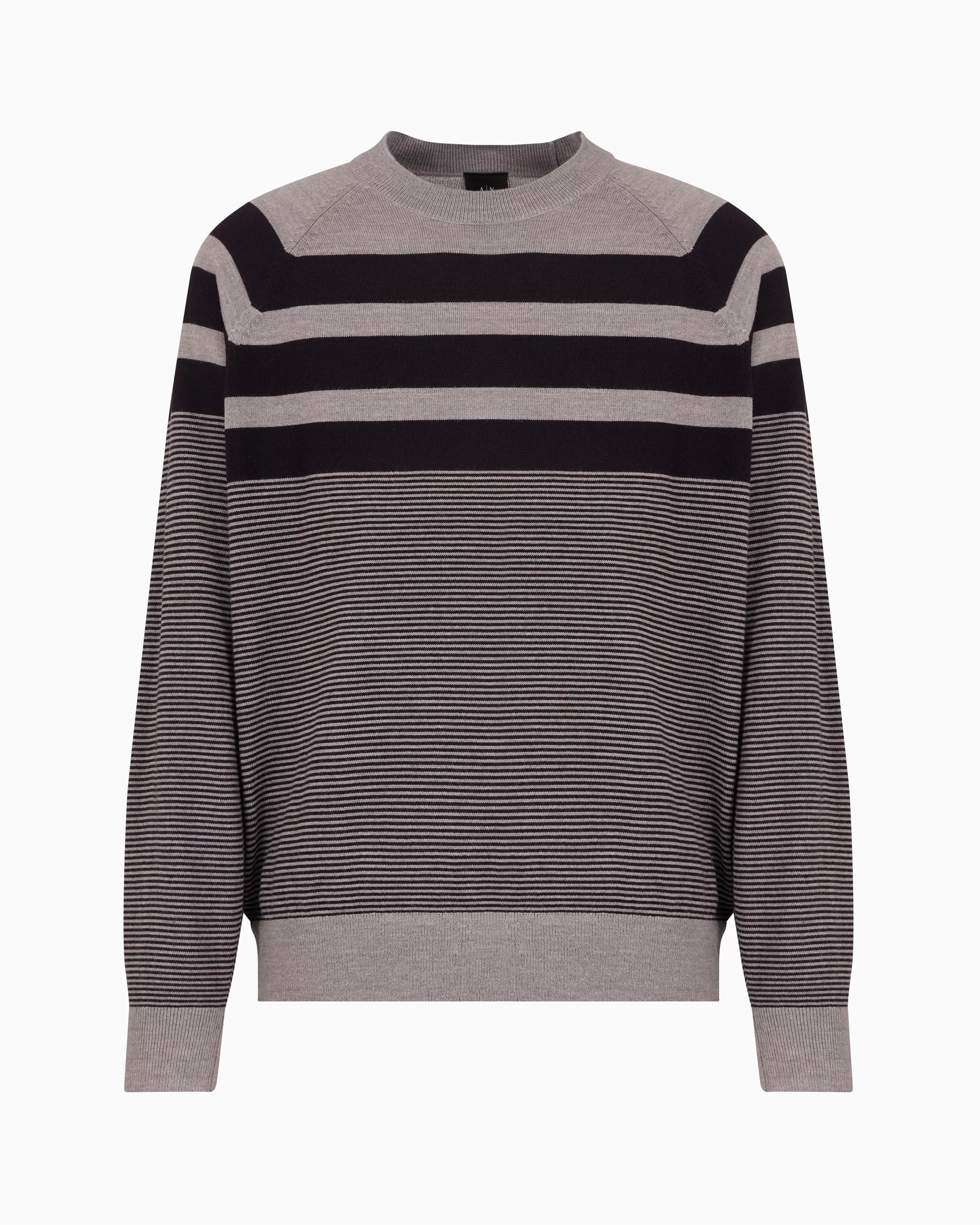 Armani Exchange Irregular striped crew neck sweater* Knitwear