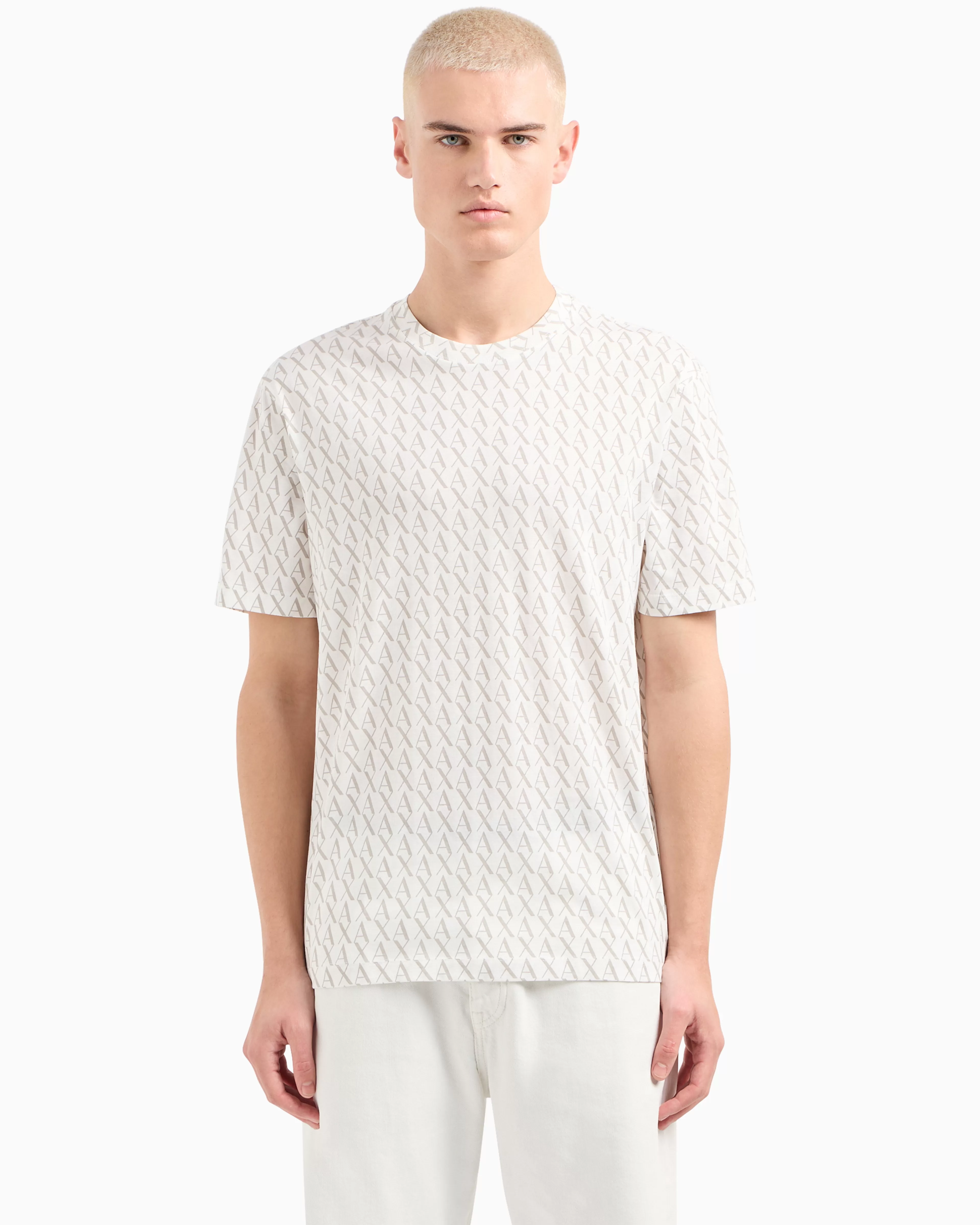 Armani Exchange Long sleeve T-shirt with logo prints* T-Shirts