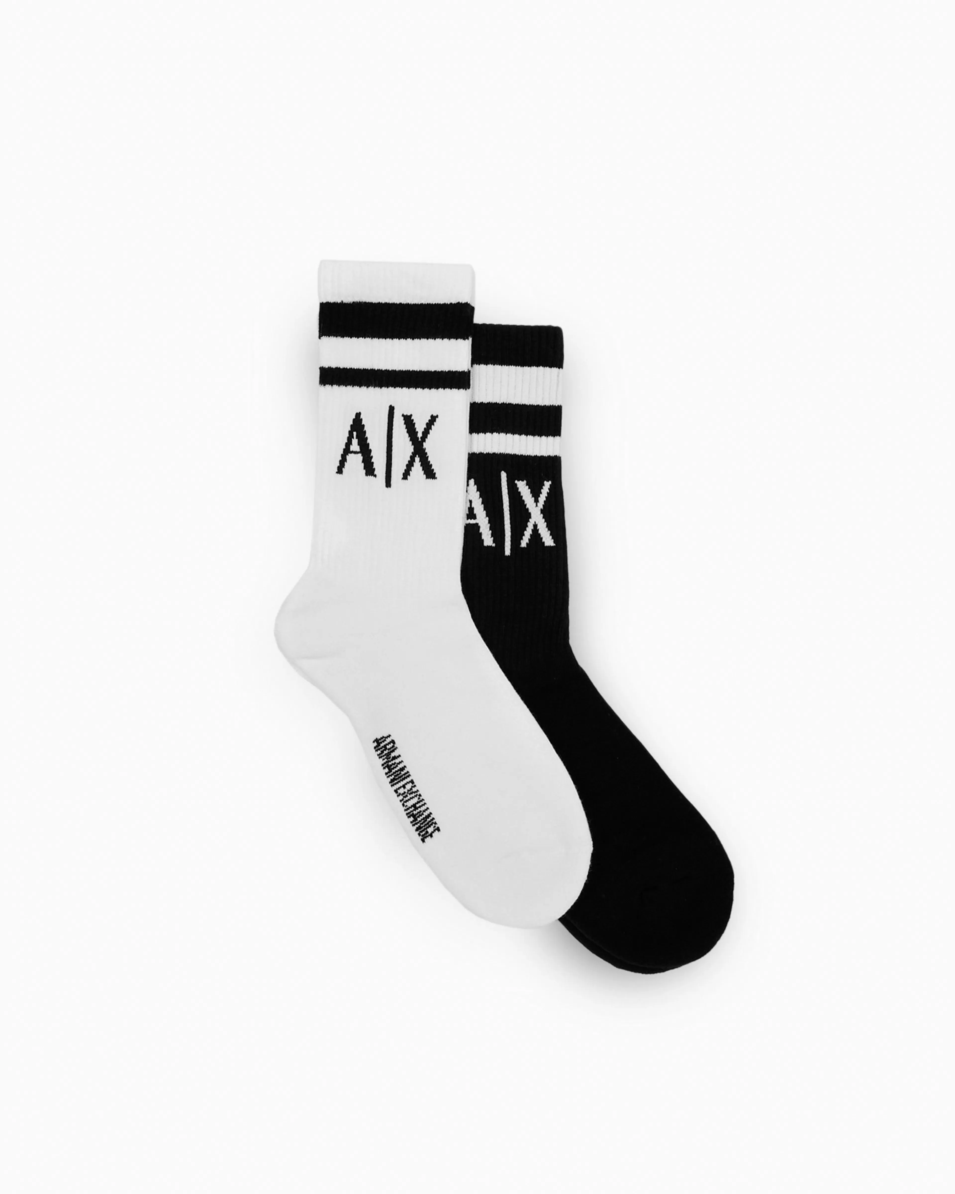 Armani Exchange Pack of 2 pairs of socks with logo* Essentials | Intimates And Loungewear
