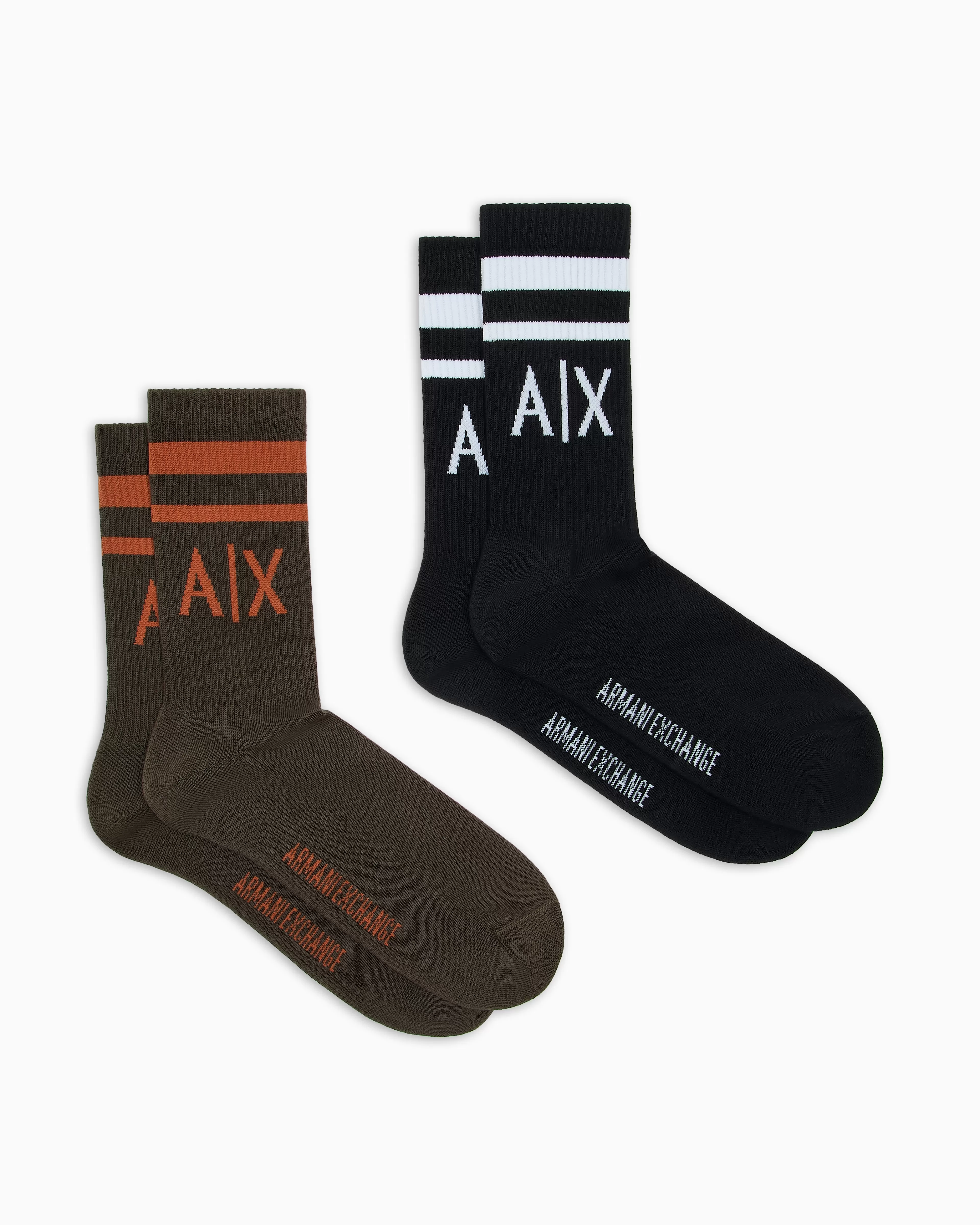 Armani Exchange Pack of 2 pairs of socks with logo* Essentials | Intimates And Loungewear