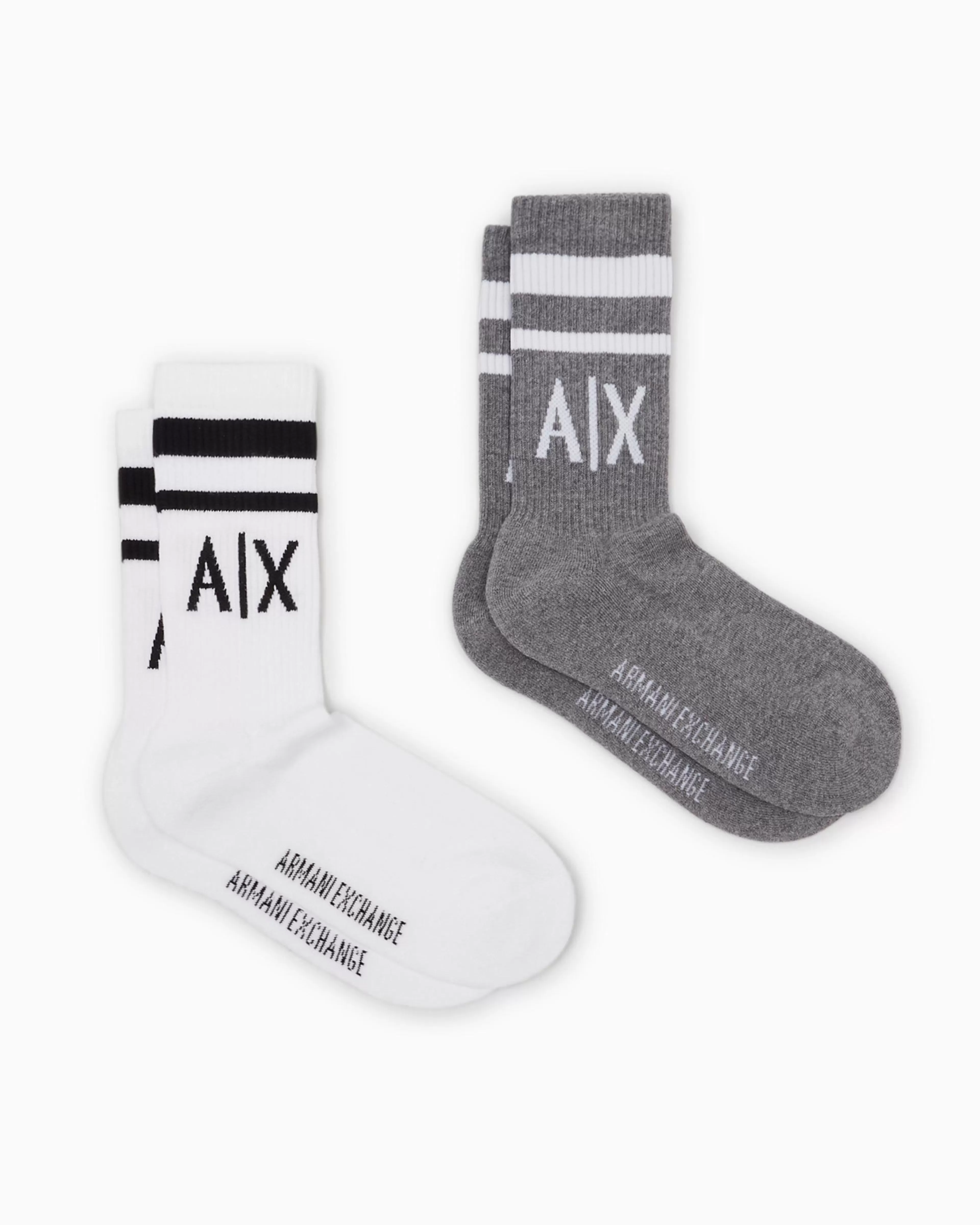 Armani Exchange Pack of 2 pairs of socks with logo* Essentials | Intimates And Loungewear