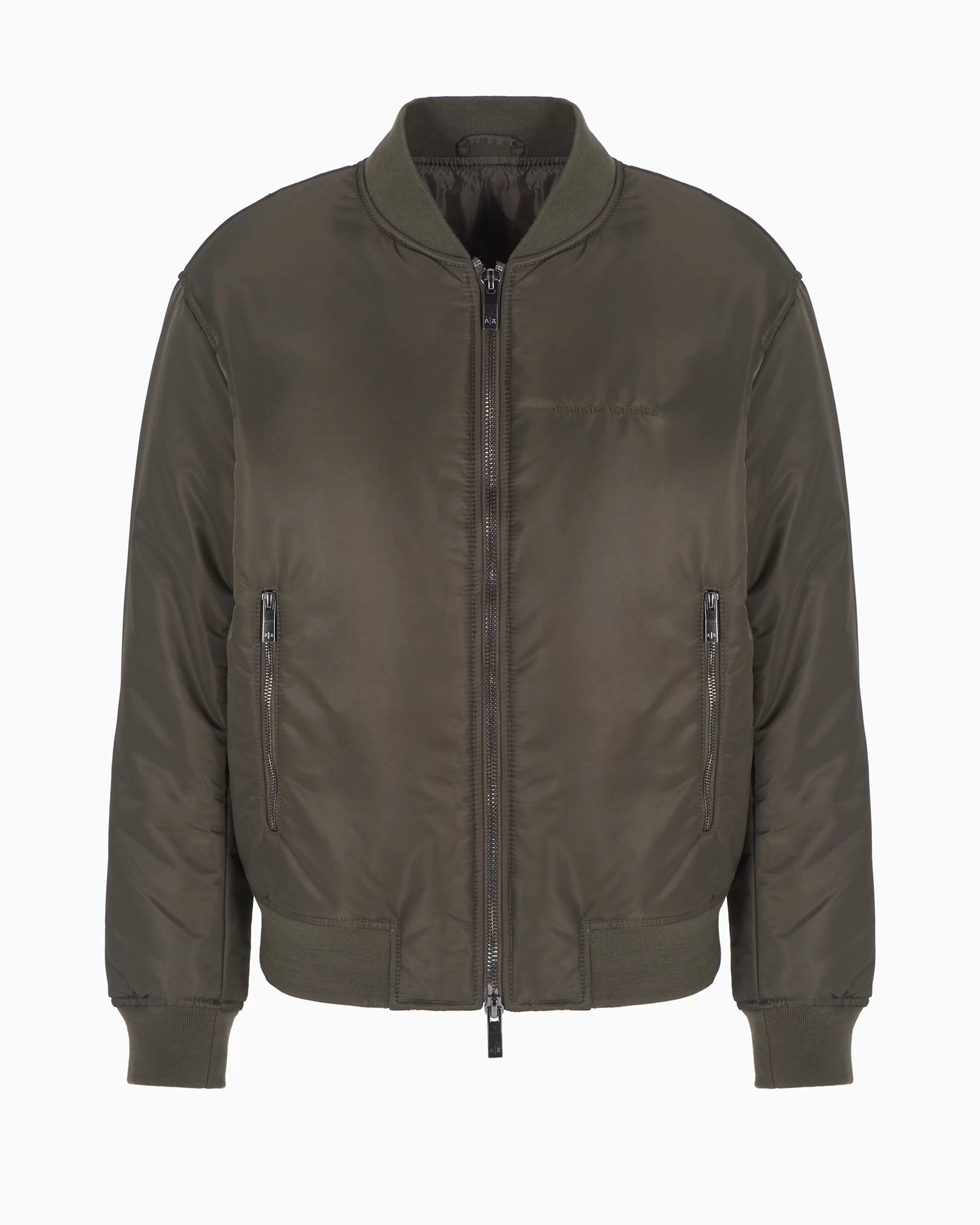 Armani Exchange Padded bomber jacket with eagle print on the back* Outerwear