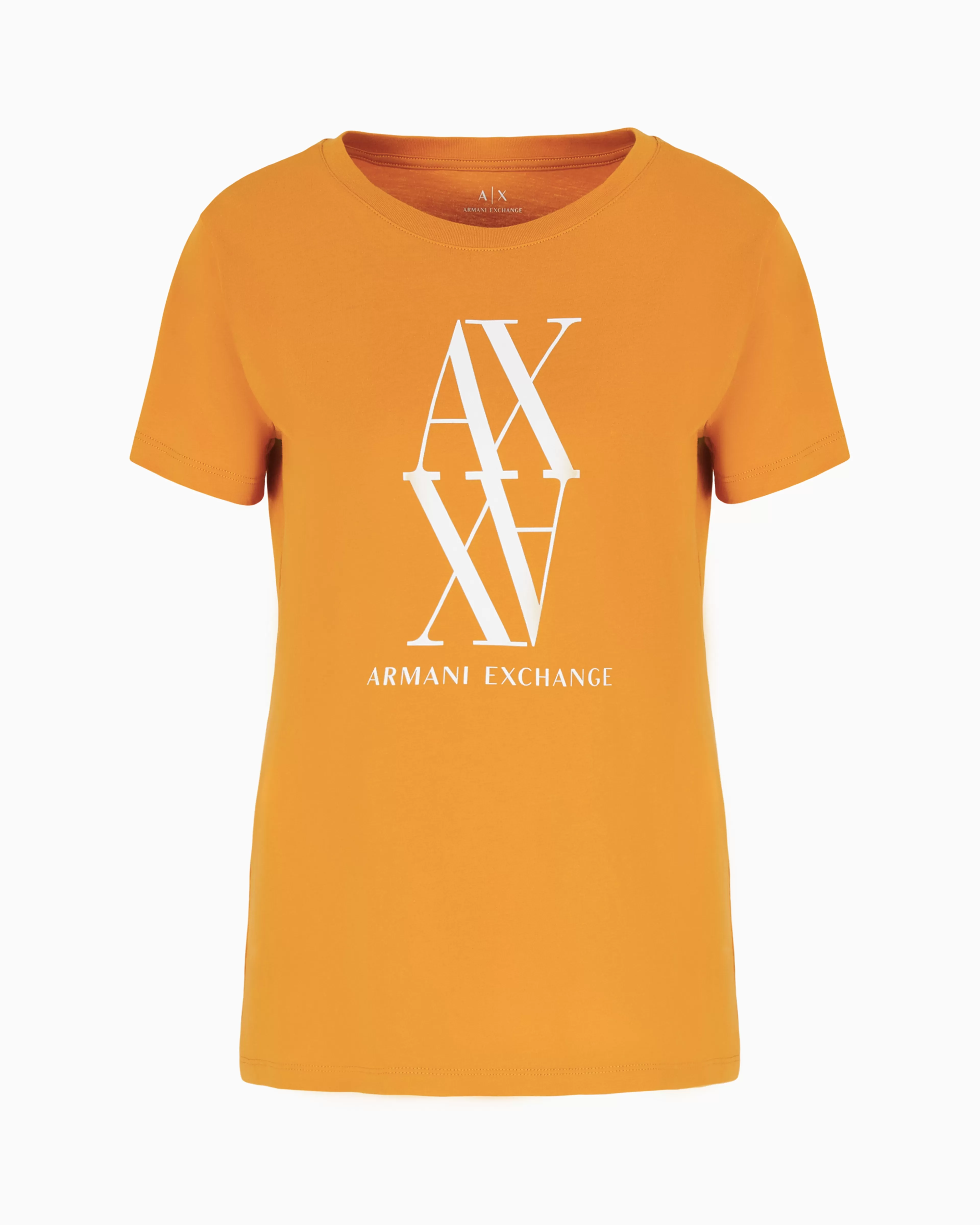 Armani Exchange Regular fit cotton jersey T-shirt with monogram* T-Shirts