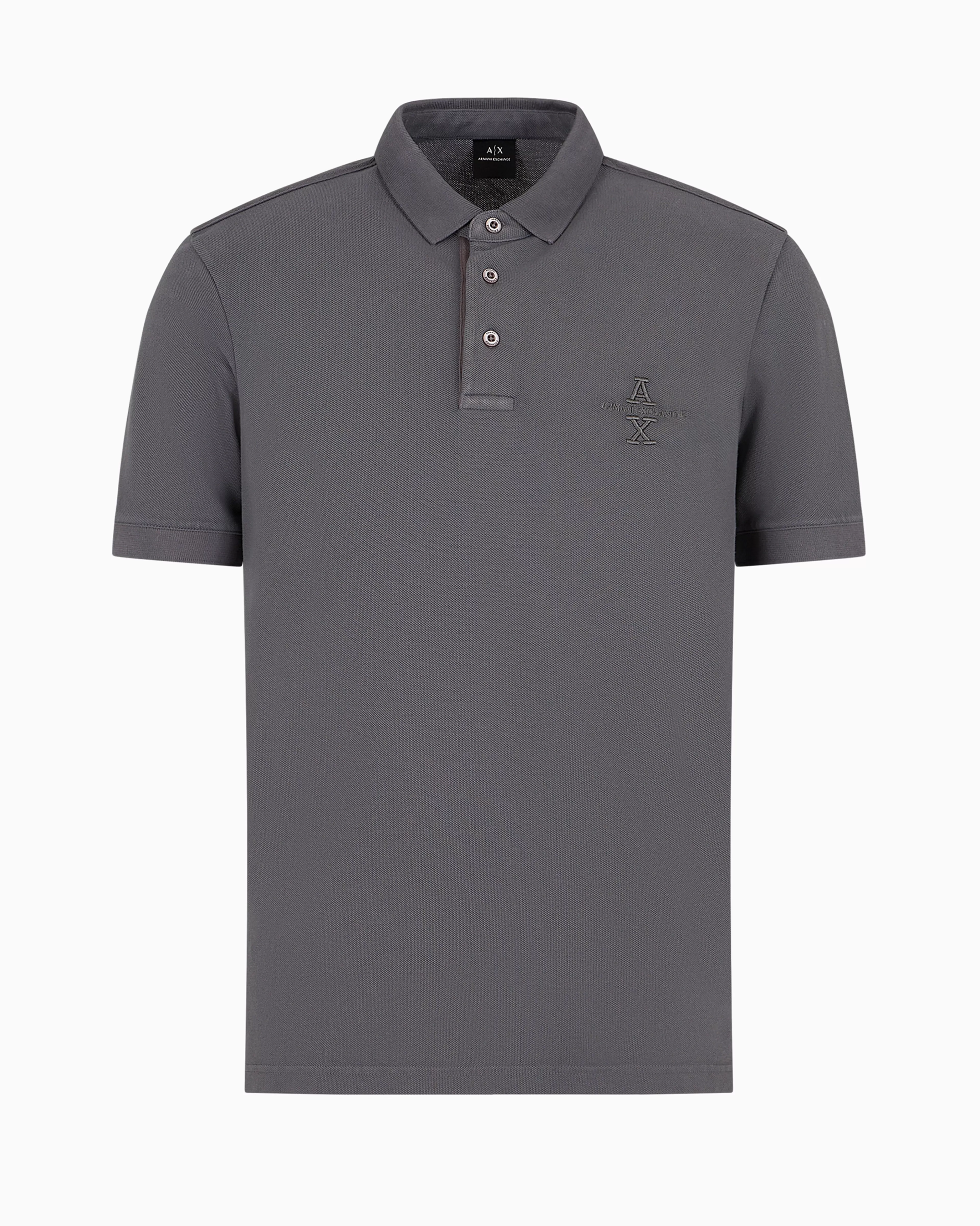 Armani Exchange Regular fit short sleeve polo with ASV cotton logo* Polo Shirts