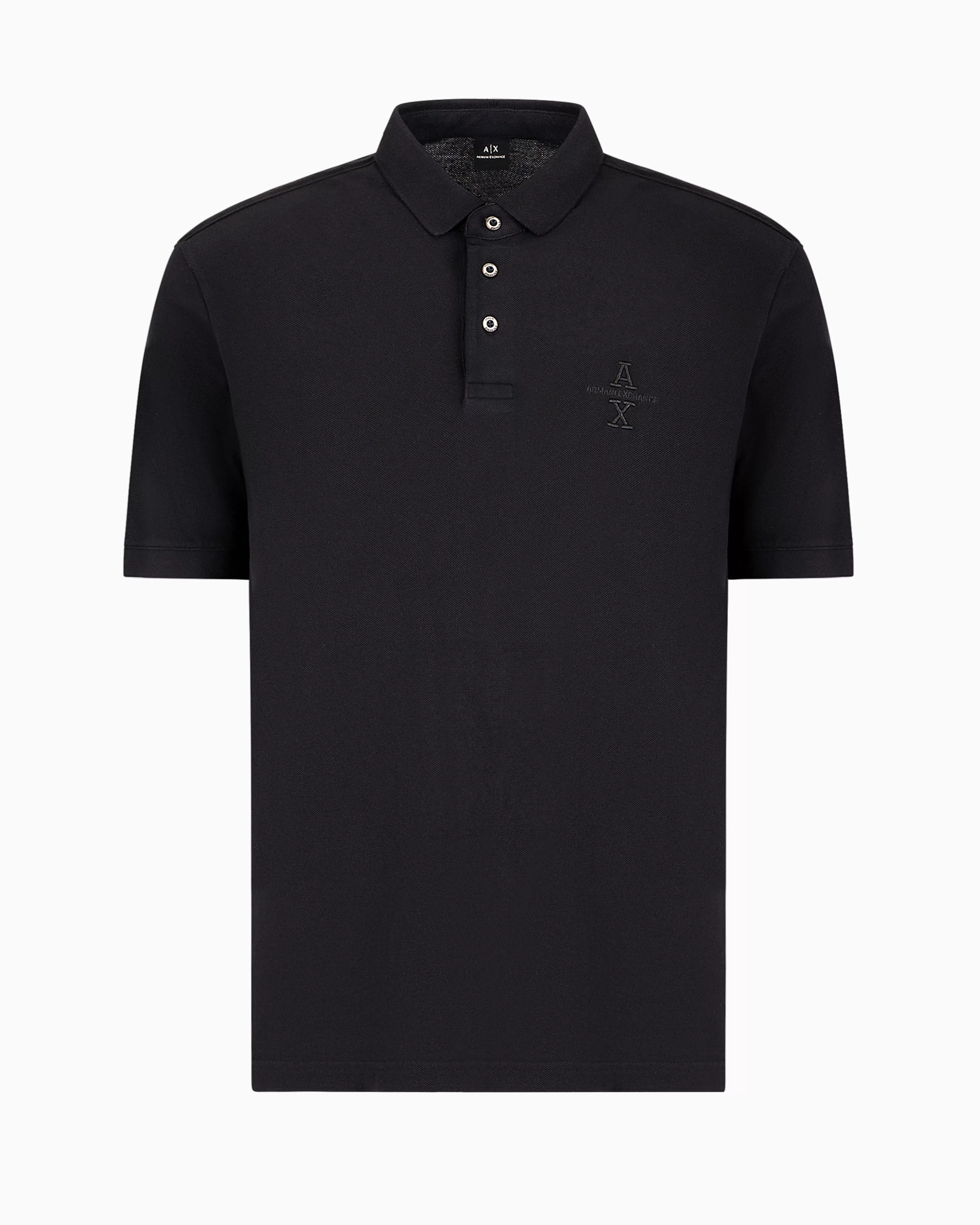 Armani Exchange Regular fit short sleeve polo with ASV cotton logo* Polo Shirts