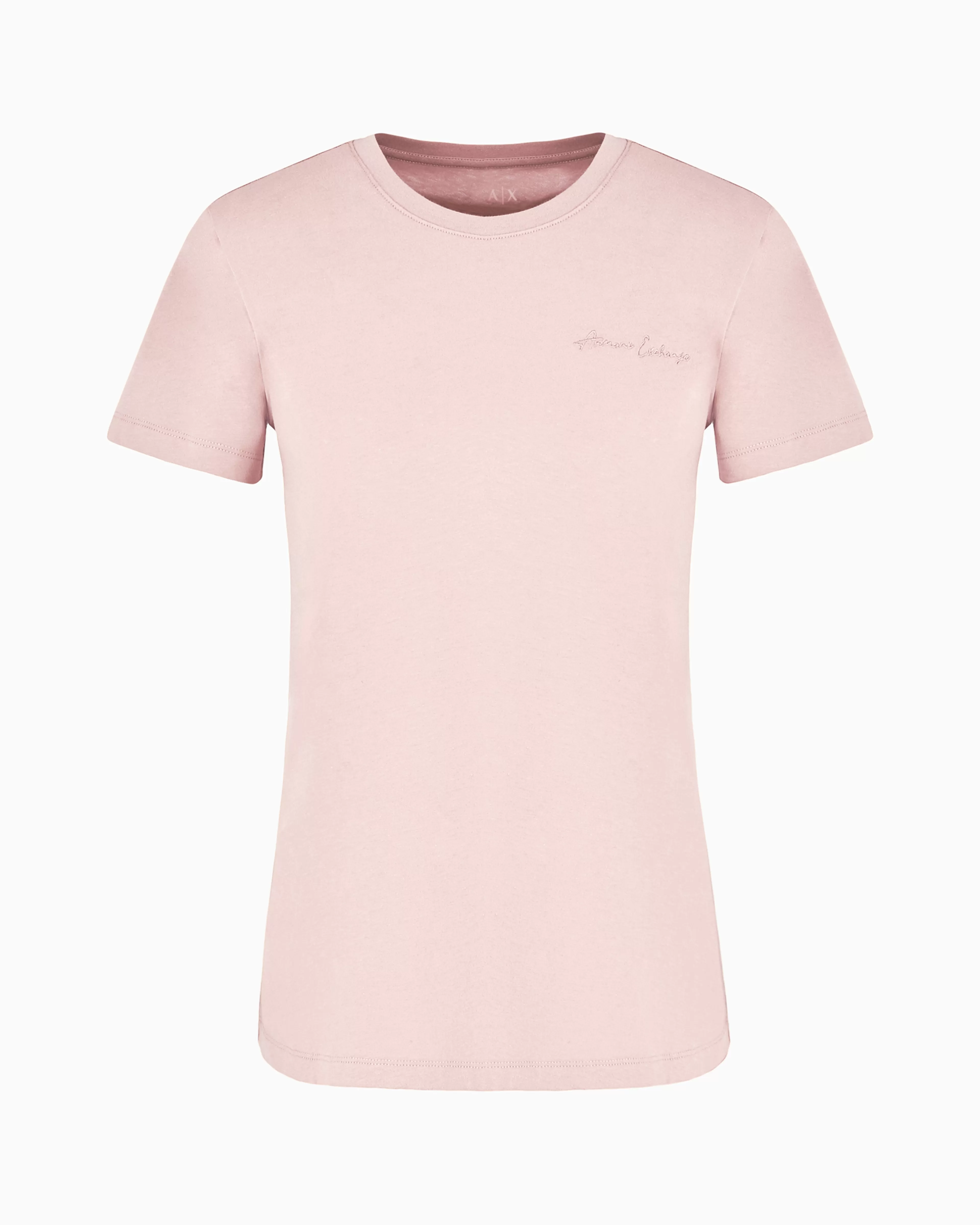 Armani Exchange Regular fit T-shirt with mini signature print in ASV cotton* T-Shirts