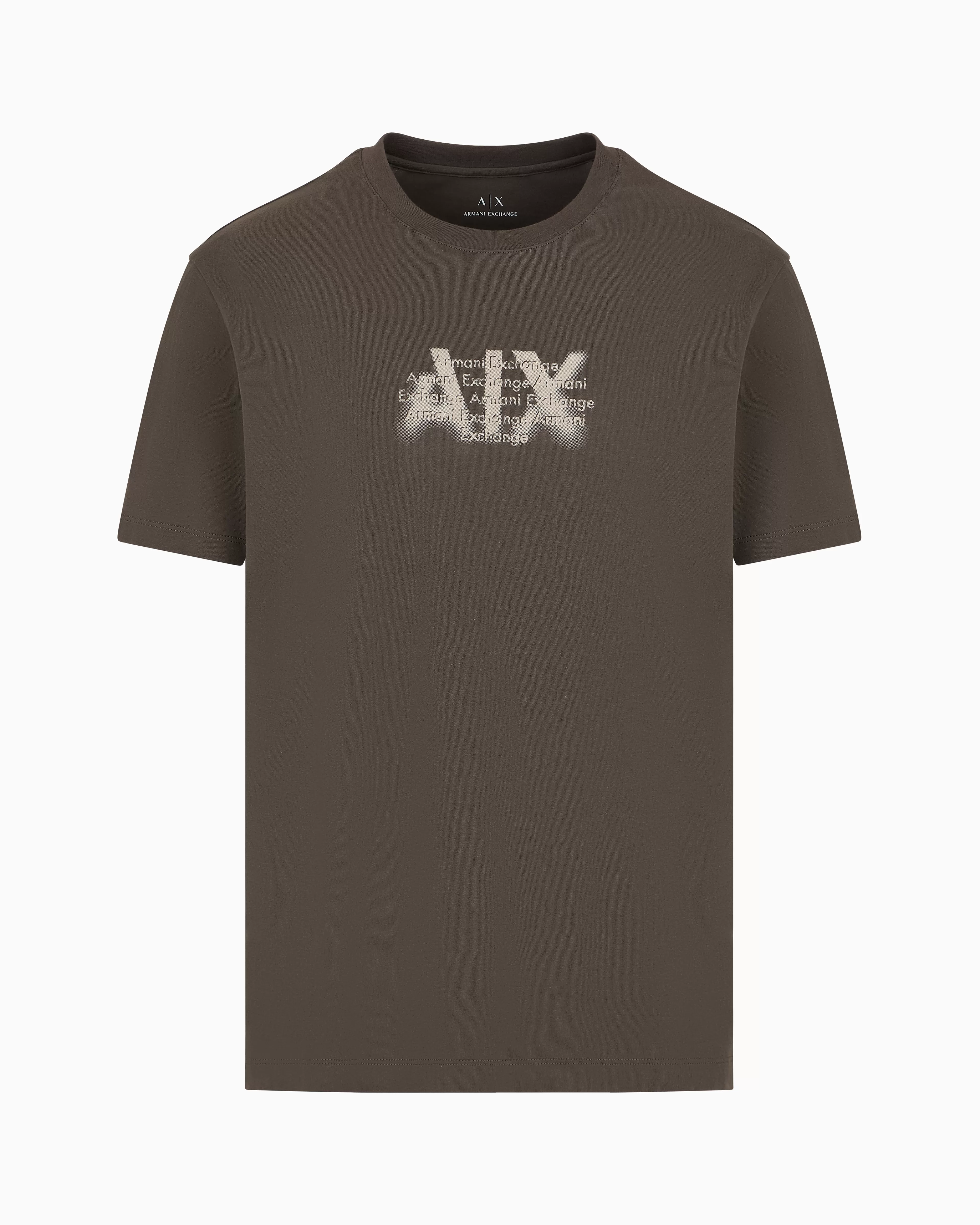 Armani Exchange Regular fit T-shirt with urban military logo in ASV cotton* T-Shirts