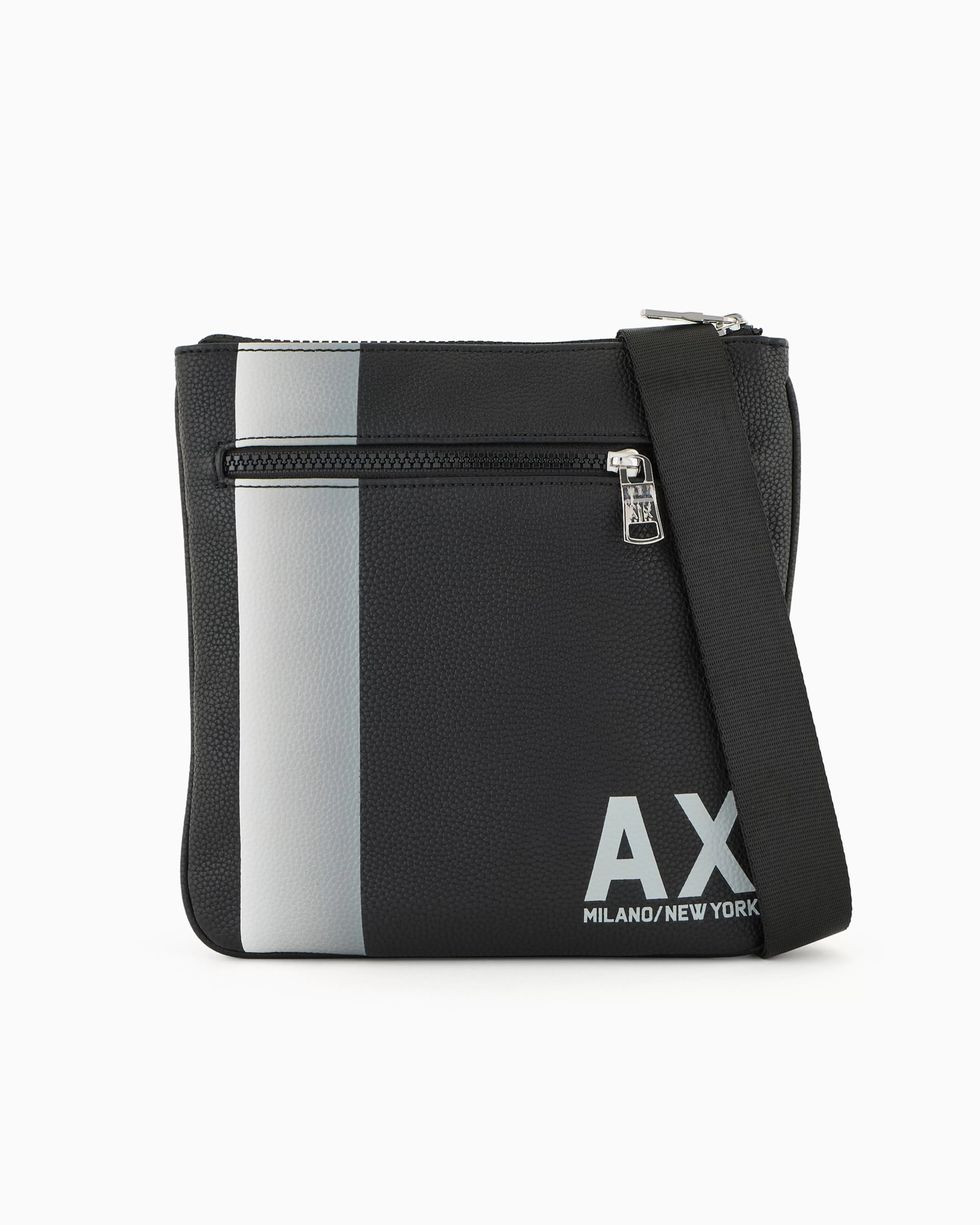 Armani Exchange Shoulder bag with colored bands and logo print* Shoes And Accessories