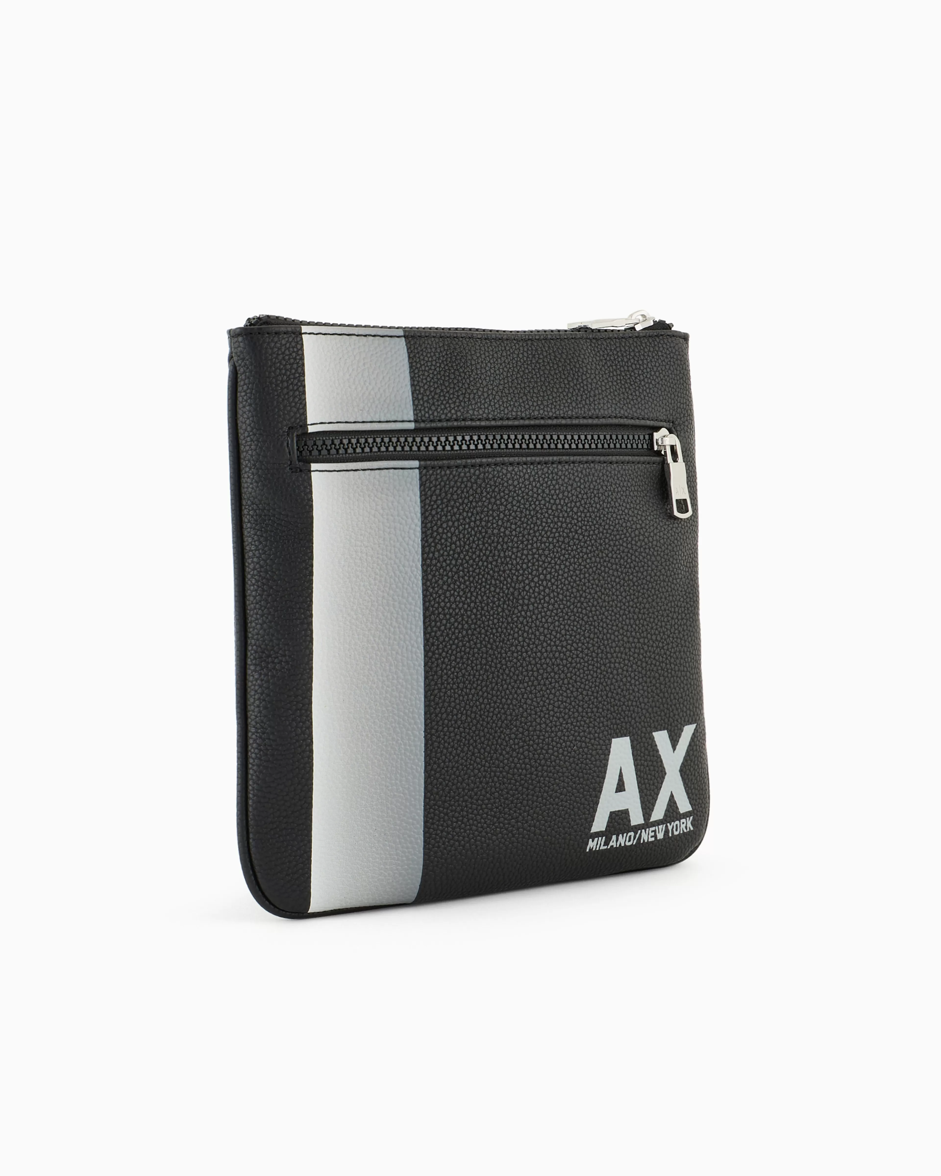 Armani Exchange Shoulder bag with colored bands and logo print* Shoes And Accessories