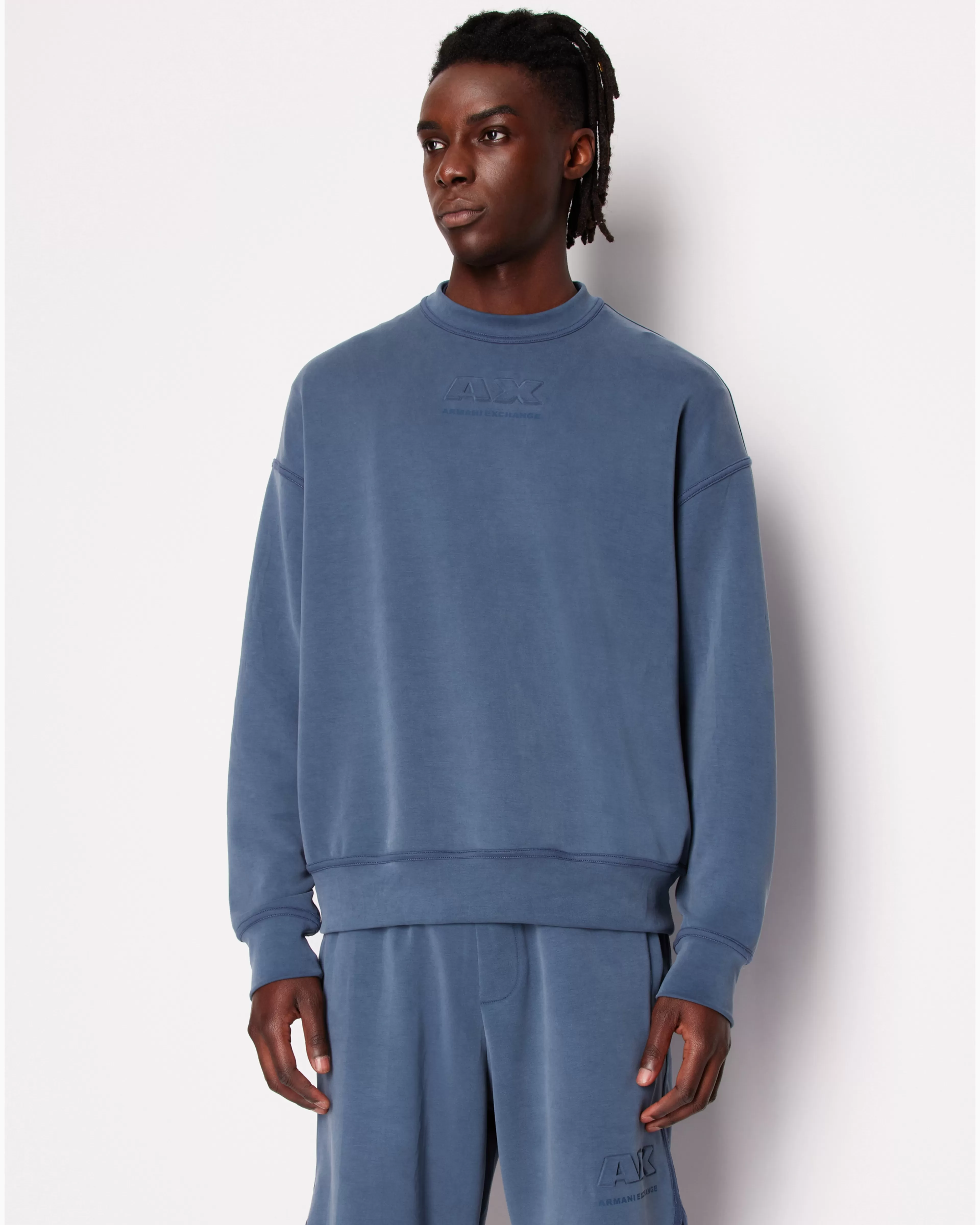 Armani Exchange Stretch fabric zip-up hoodie* Shirts And Tops