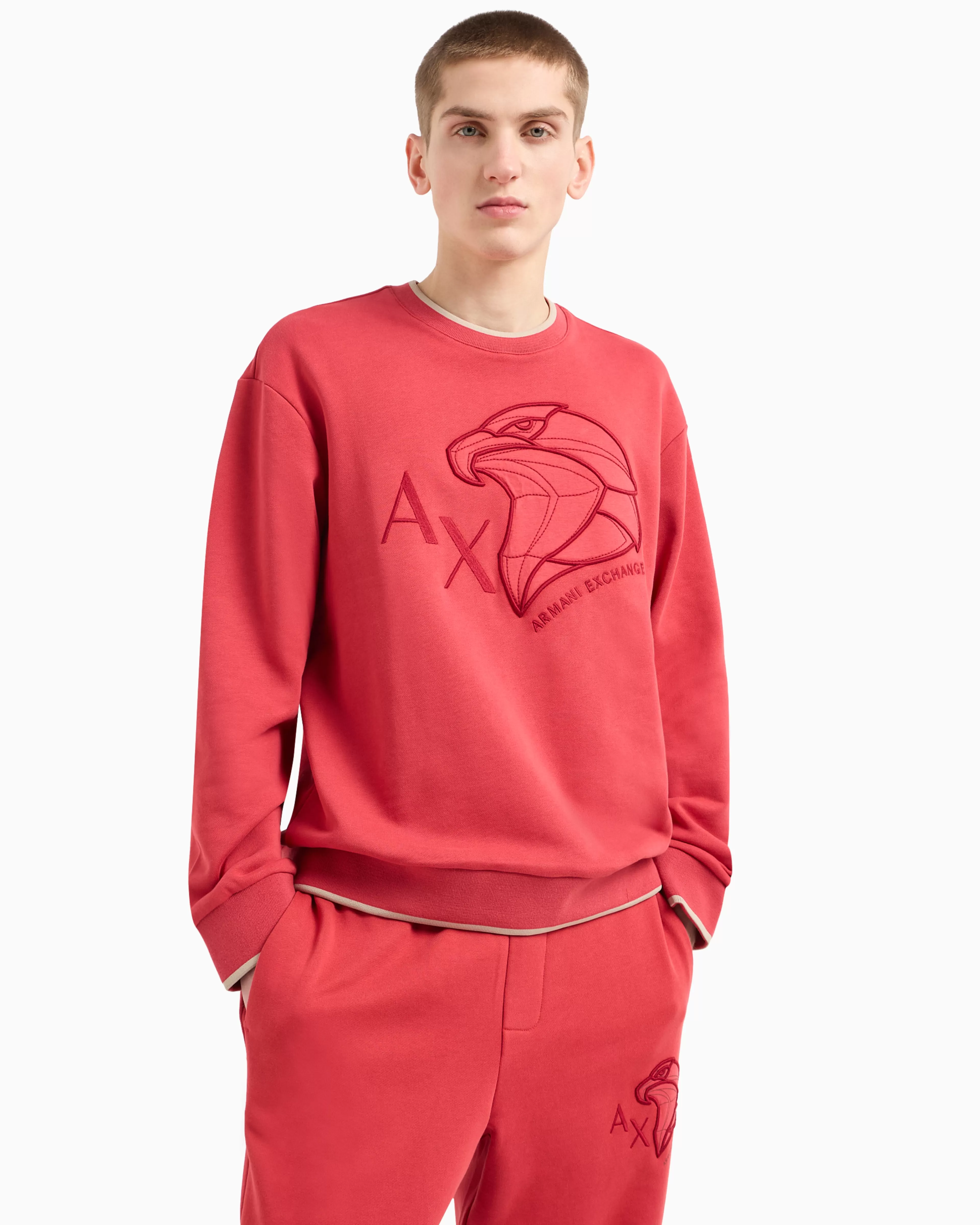 Armani Exchange Stretch fabric zip-up hoodie* Shirts And Tops